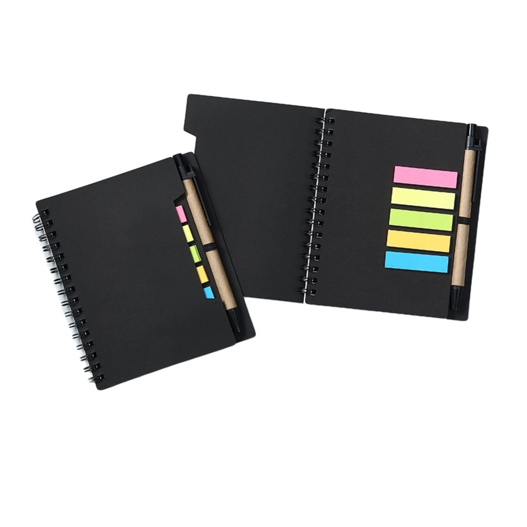 Recycled Sticky Flag Jotter Notepad W/ Pen 1