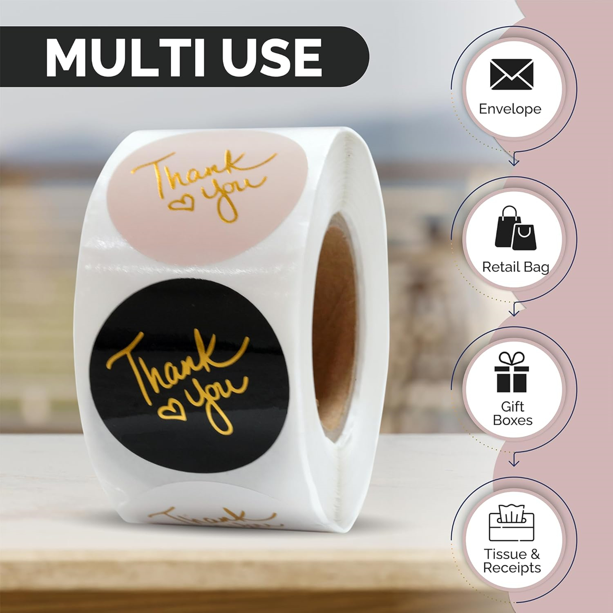 Thank You Stickers With Beautiful Design 5
