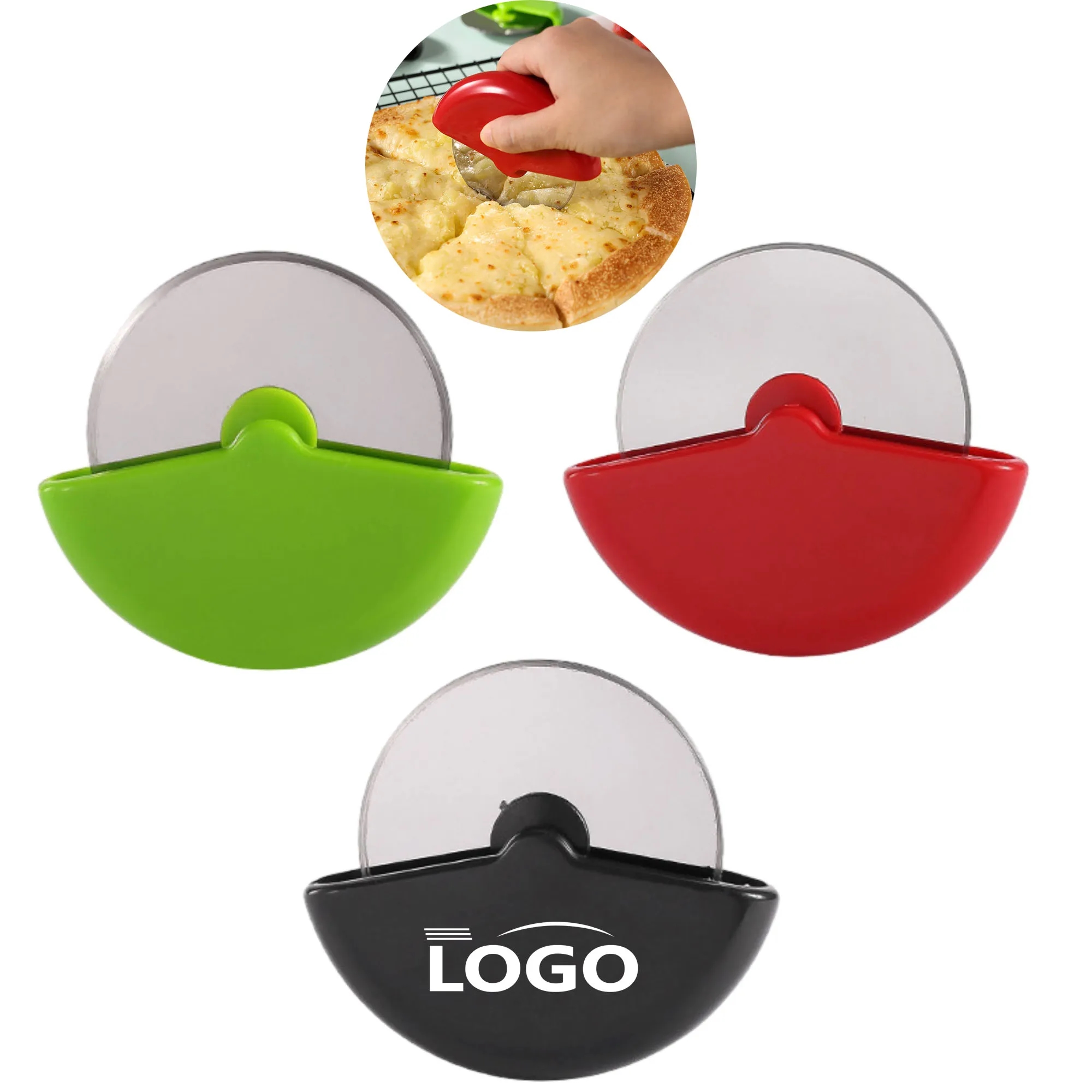 MOQ 50pcs Kitchen Pizza Cutter 4