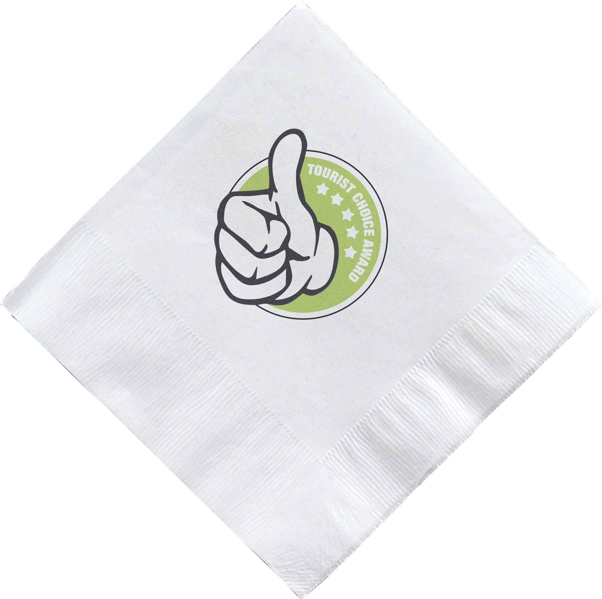 Luncheon Napkin 3 Ply 1/4 Fold White Tradition Print 3