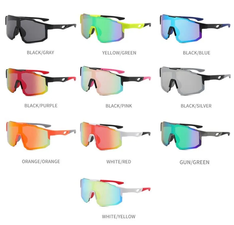 Half Rimless Sport Sunglasses for Men and Women 2