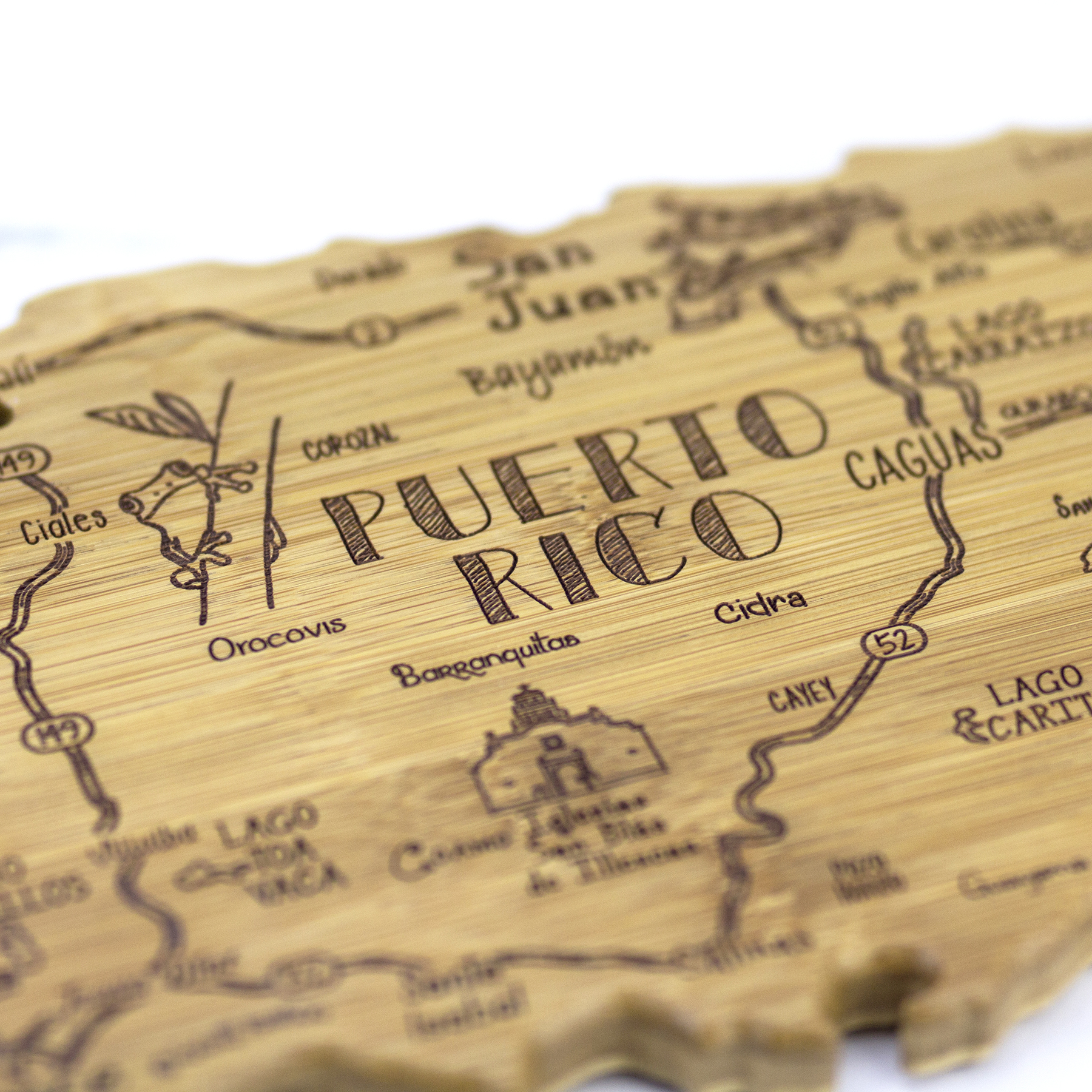 Destination Puerto Rico Cutting & Serving Board 3