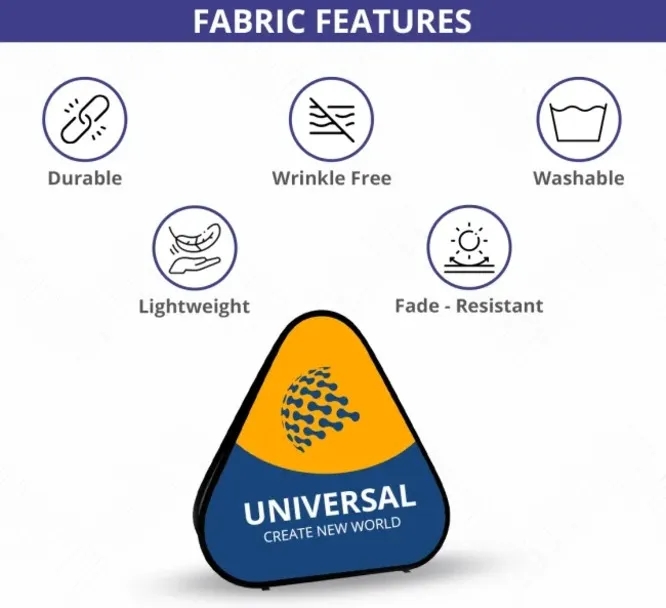 Triangle Pop Up Banner (4.76 Ft x 4.84 Ft) 5