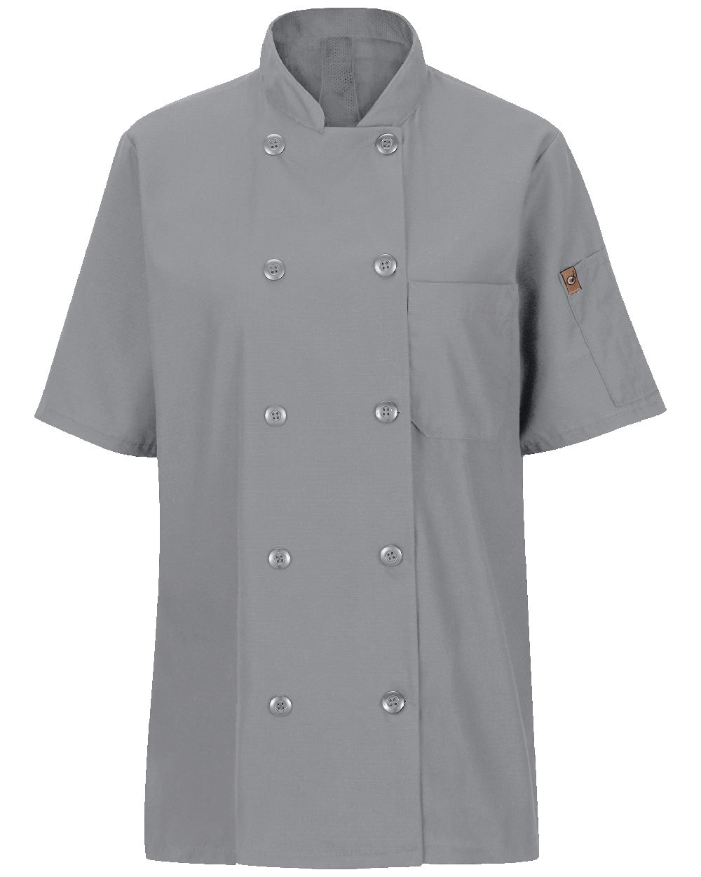 Women's Mimix Short Sleeve Chef Coat with OilBlok