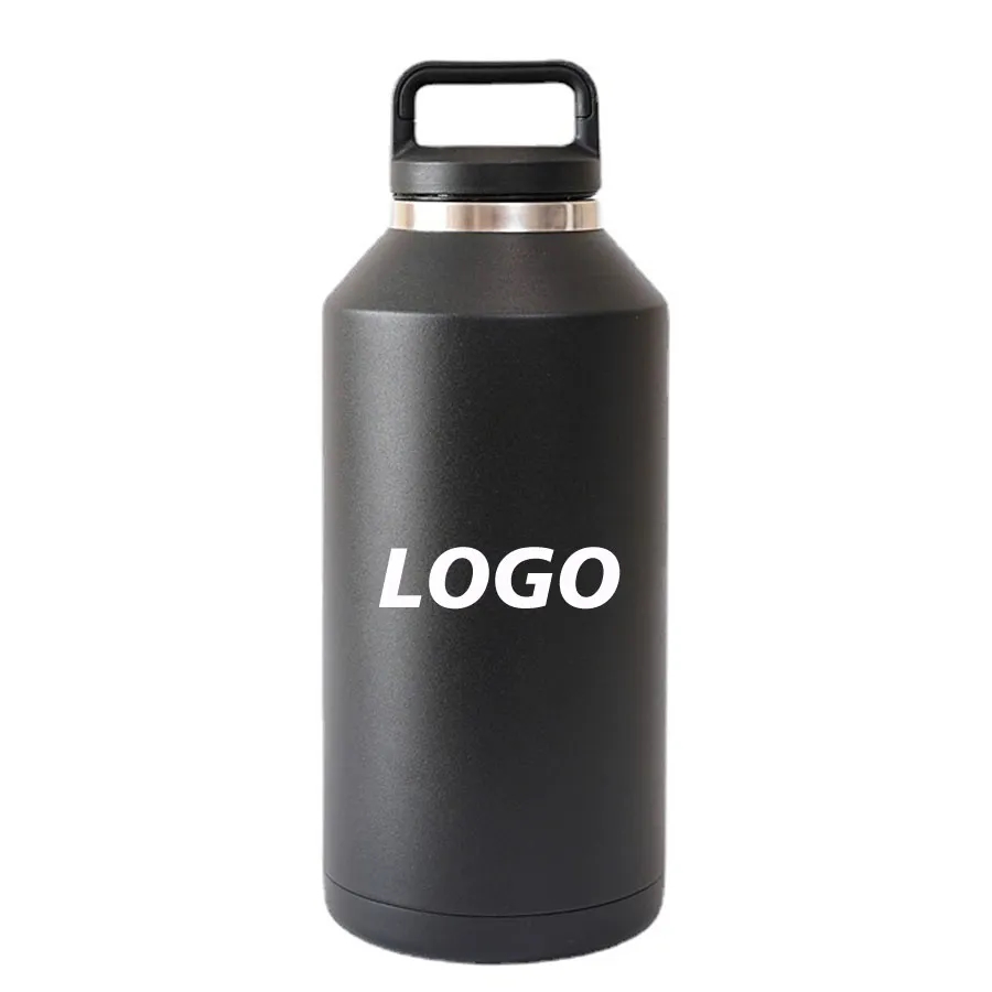 Half Gallon Stainless Steel Insulated Water Bottle, custom water bottle with logo imprint 7