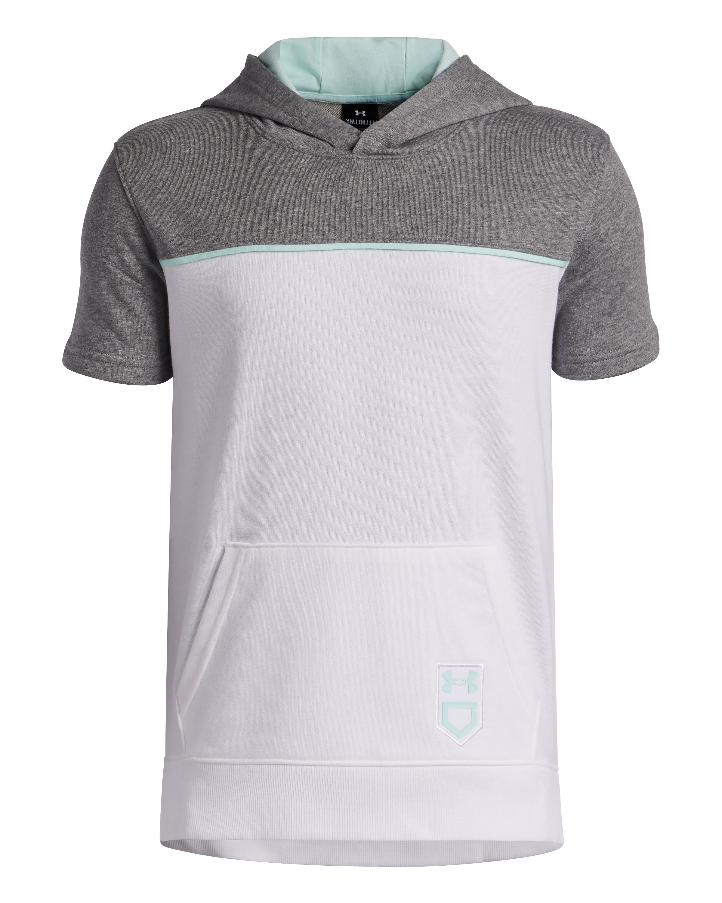 UA Utility Boys' Short Sleeve Hoodie, custom hoodie or sweatshirt with logo imprint 5
