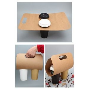 Eco-Friendly Kraft Cup Holder 13