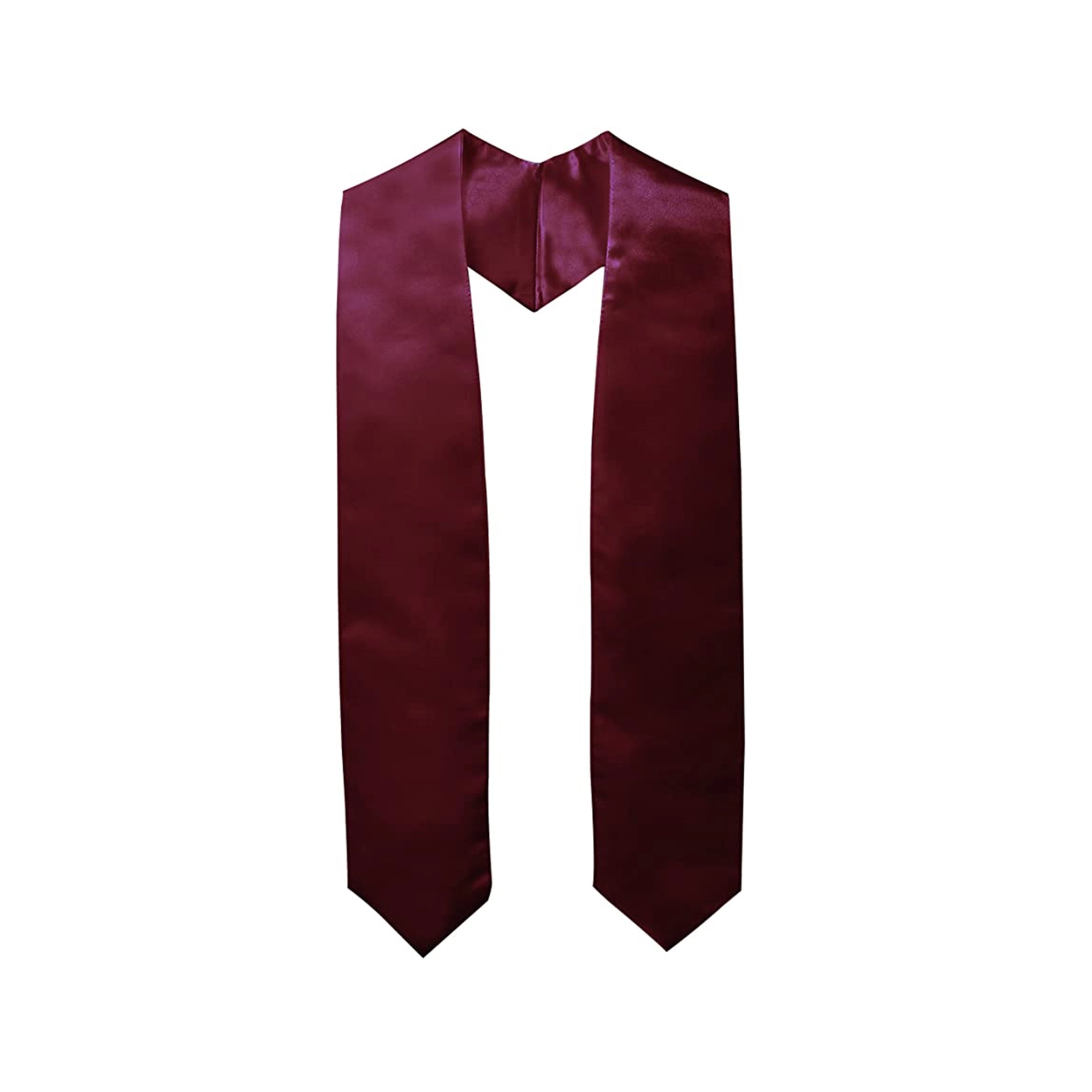 Unisex Adult Plain Graduation Stole Sash 60" 4