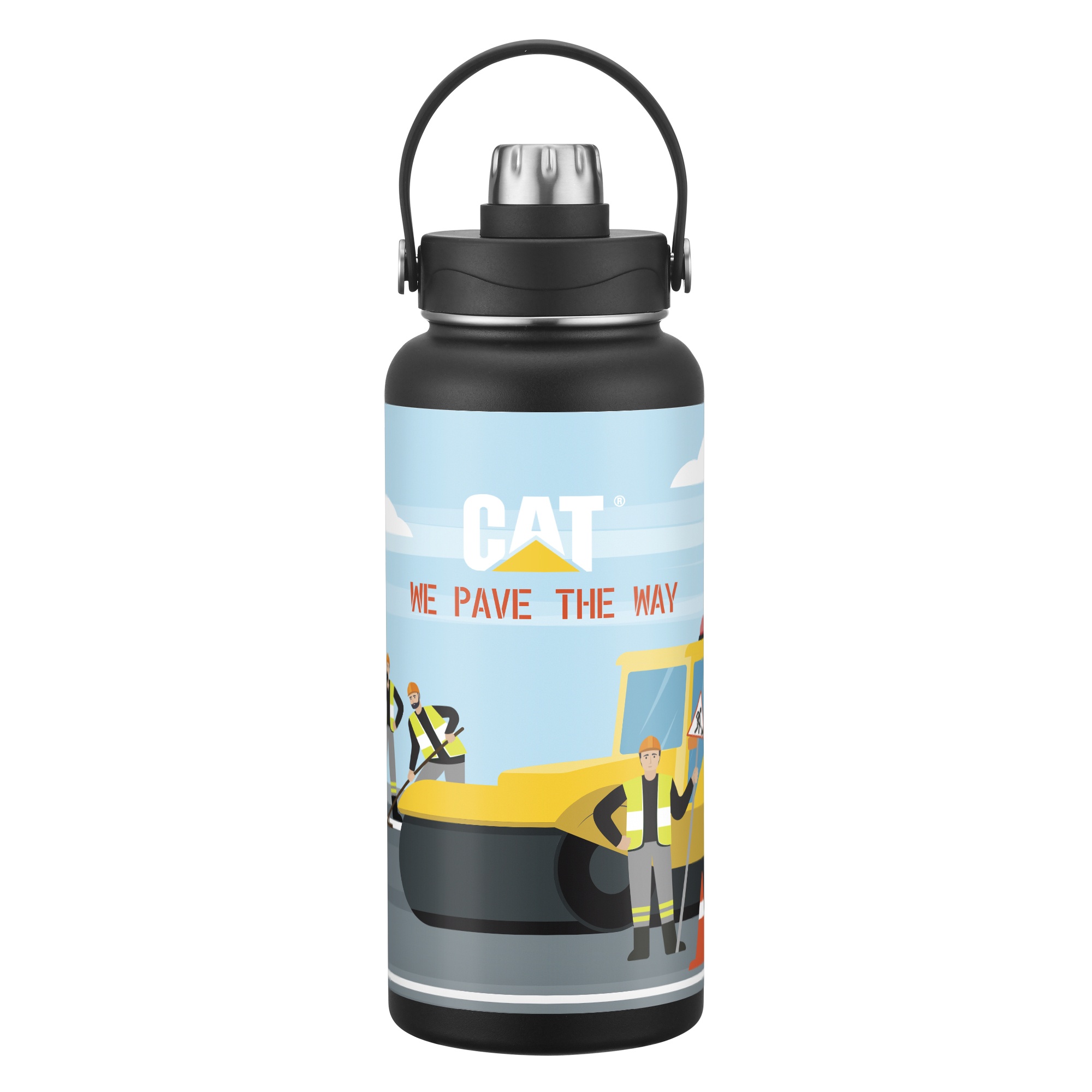 34 oz. Vacuum Water Bottle, custom water bottle with logo imprint 3