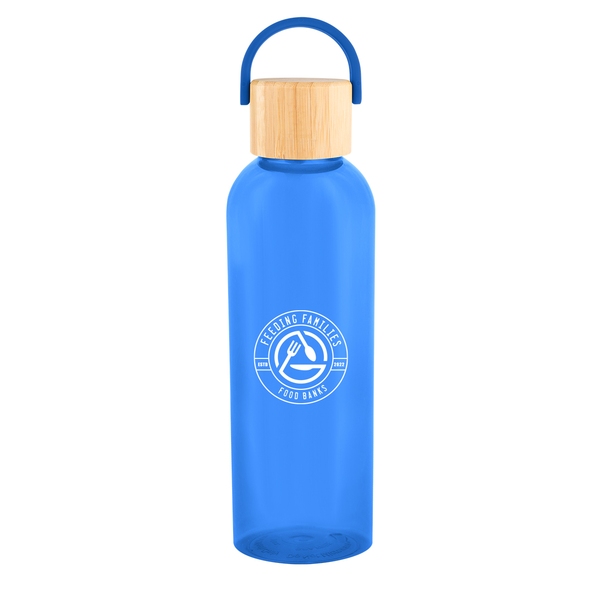 20 Oz. Ally rPET Bottle With Bamboo Lid And Easy Carry Handle 3