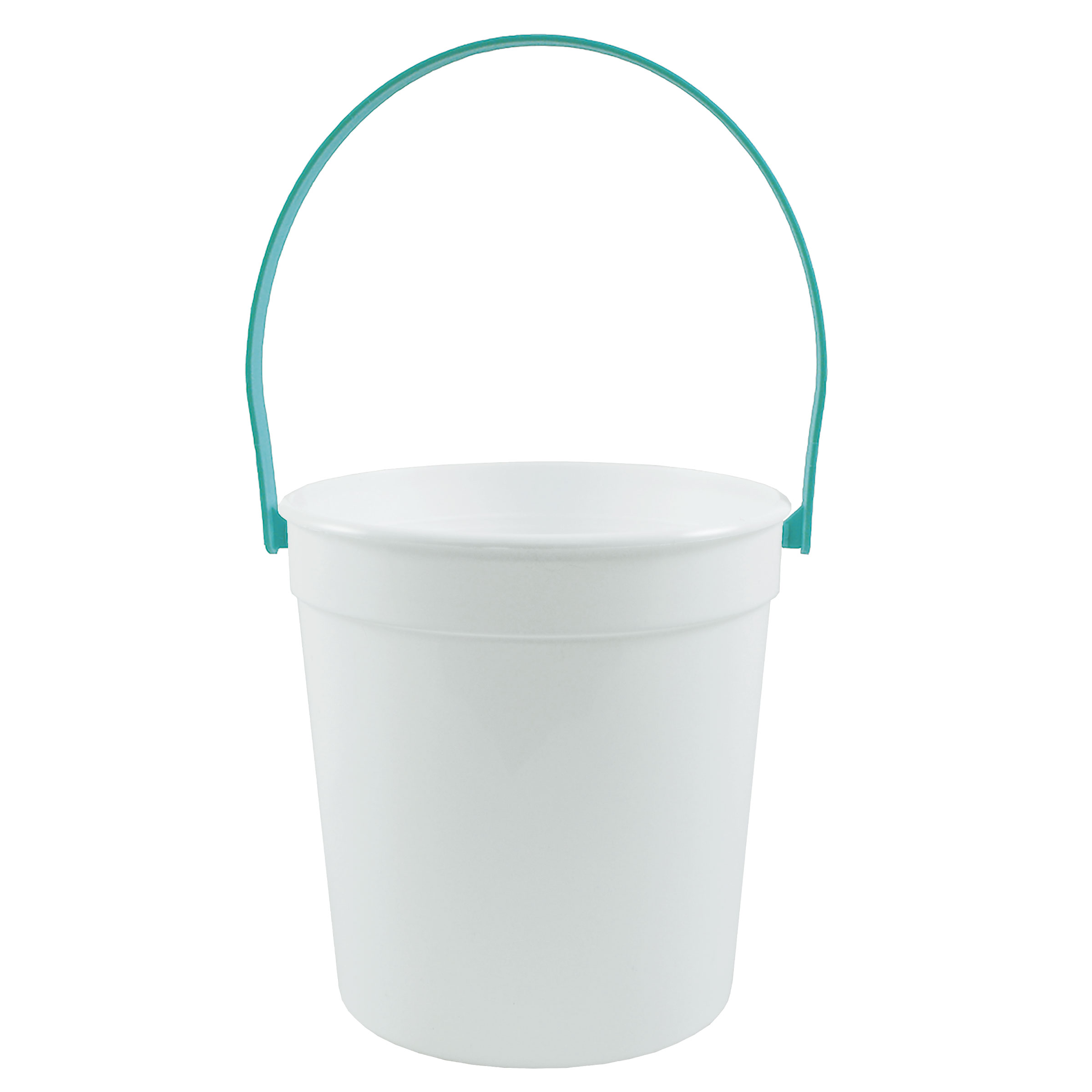 32oz Plastic Rum Bucket with Mix and Match Color Handle 12