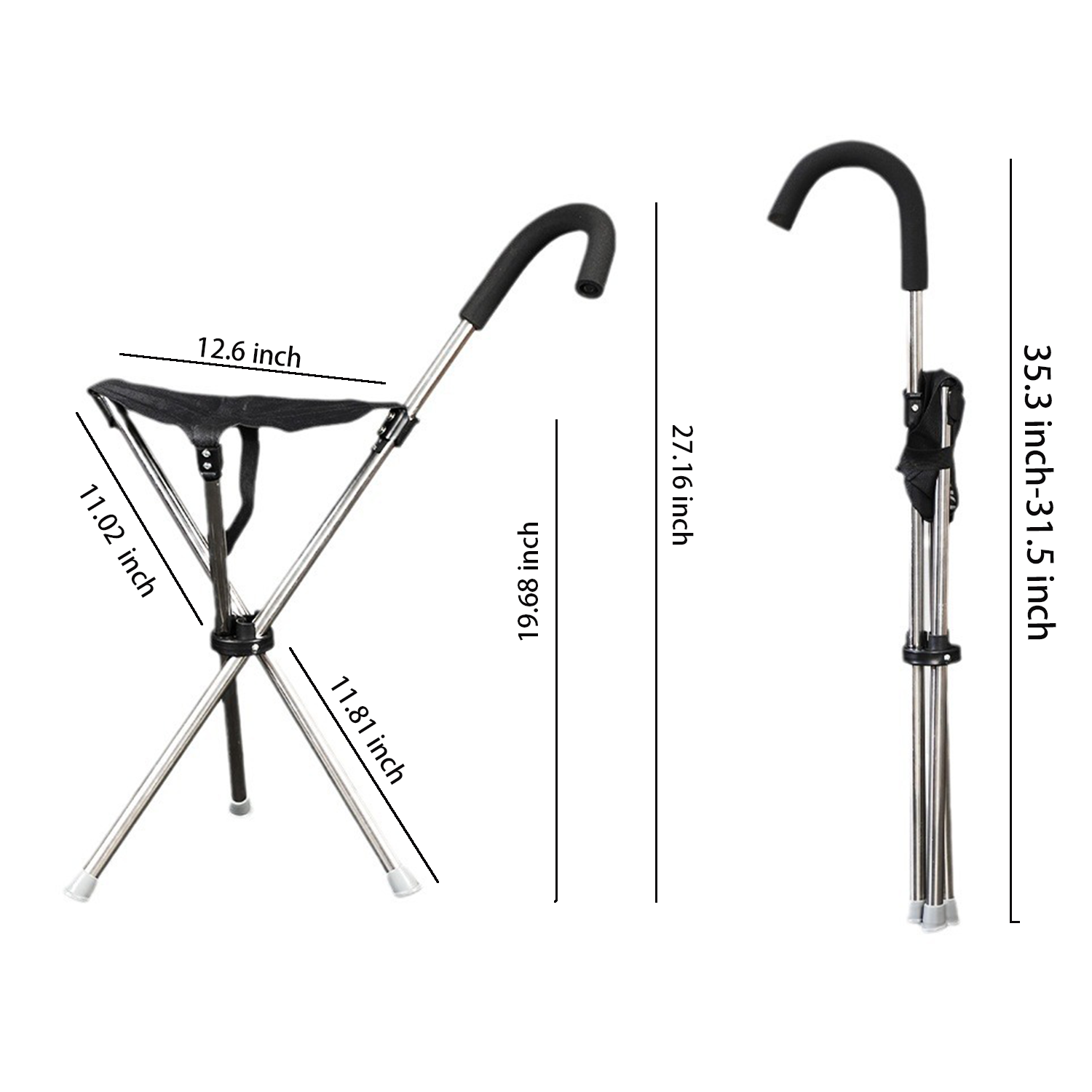 Foldable Cane Chair 3