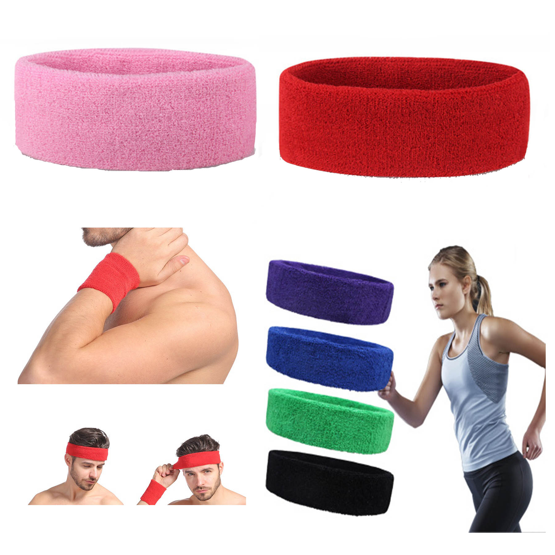 Sweat-absorbent And Breathable Running Fitness Headband 2