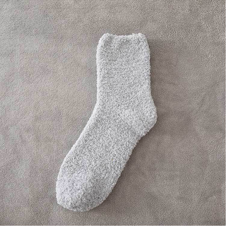 Bamtton™ Custom Logo Unisex Logo Soft Cozy Fuzzy Socks 4