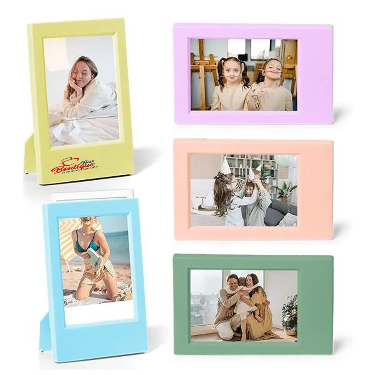 3" Colorful Polaroid Stand Table Photo Frame 4
