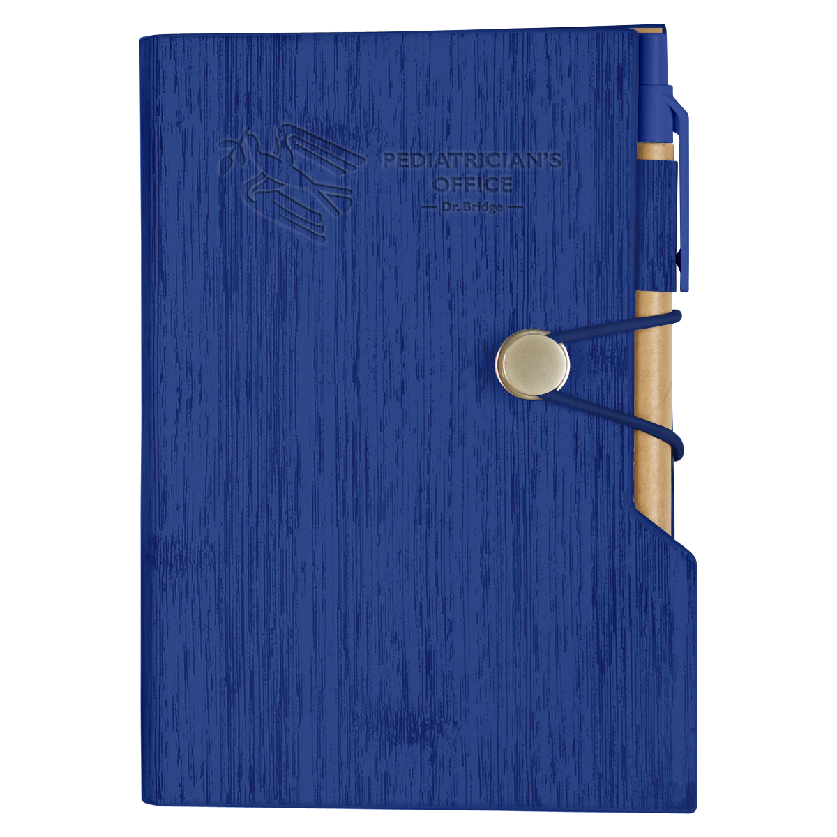 Woodgrain Look Notebook With Sticky Notes And Flags 11