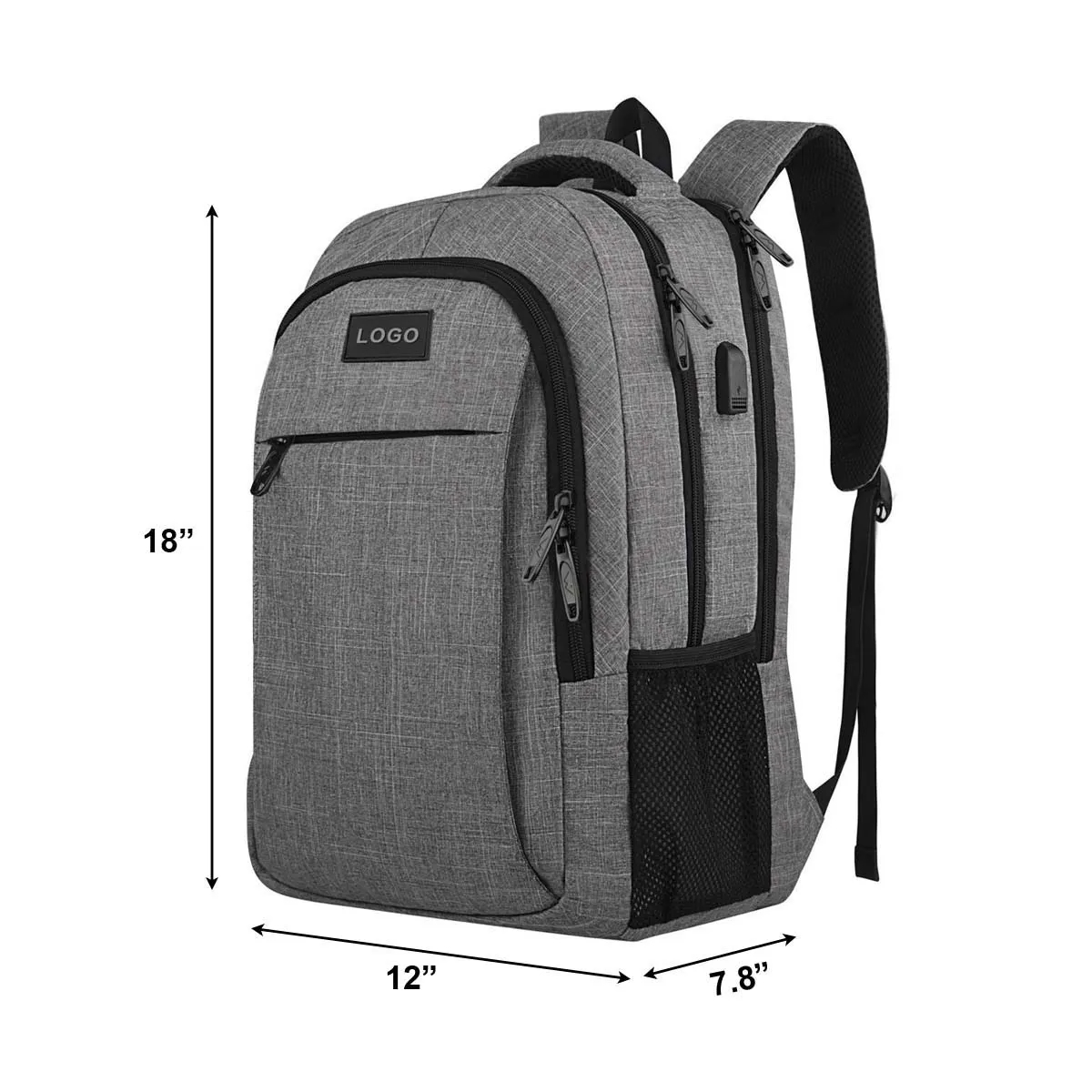 Large Travel Laptop Backpack with USB Charging Port 5