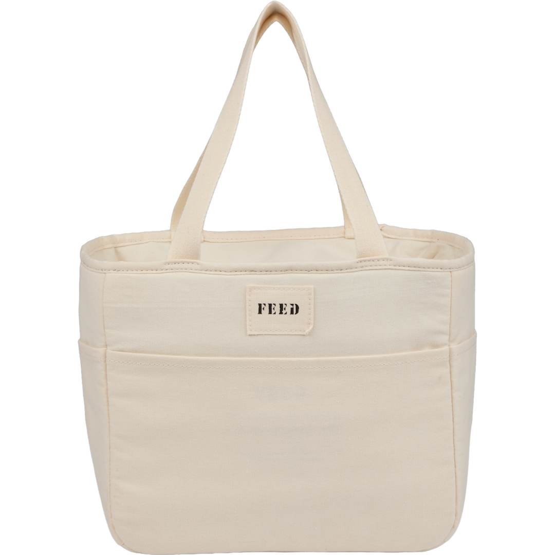 FEED Organic Cotton 9 Can Lunch Cooler 110