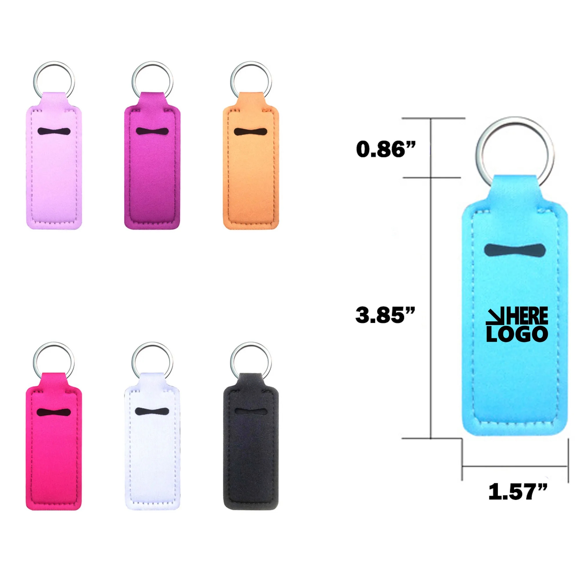 Portable Keychain Lip Balm Holder 3