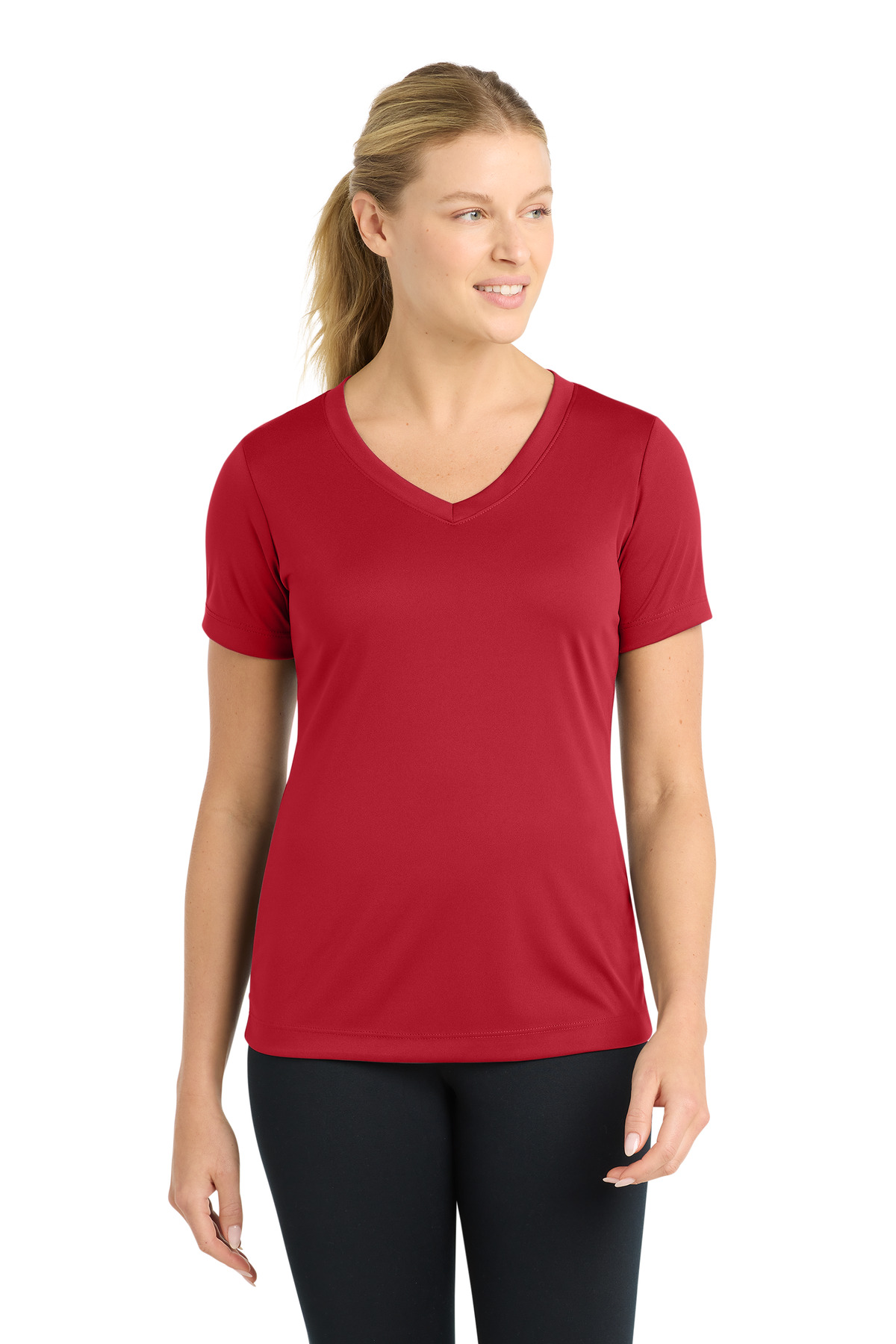 Sport-Tek Women's PosiCharge Competitor V-Neck Tee. LST353 27