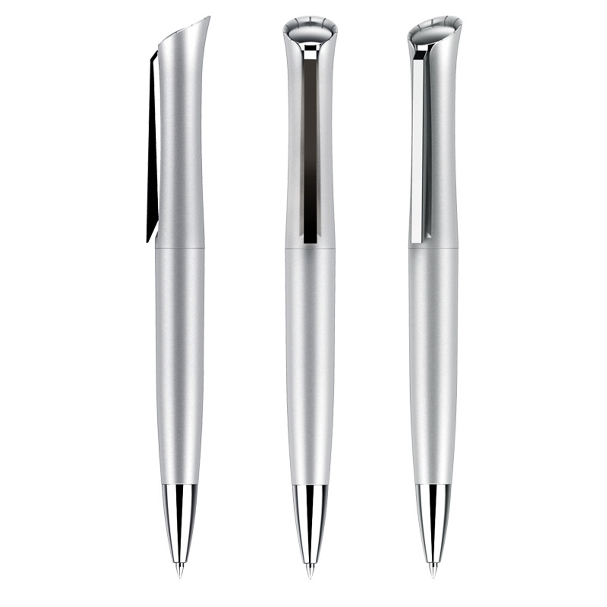 Steel Simple Business Twist Ballpoint Pen 4