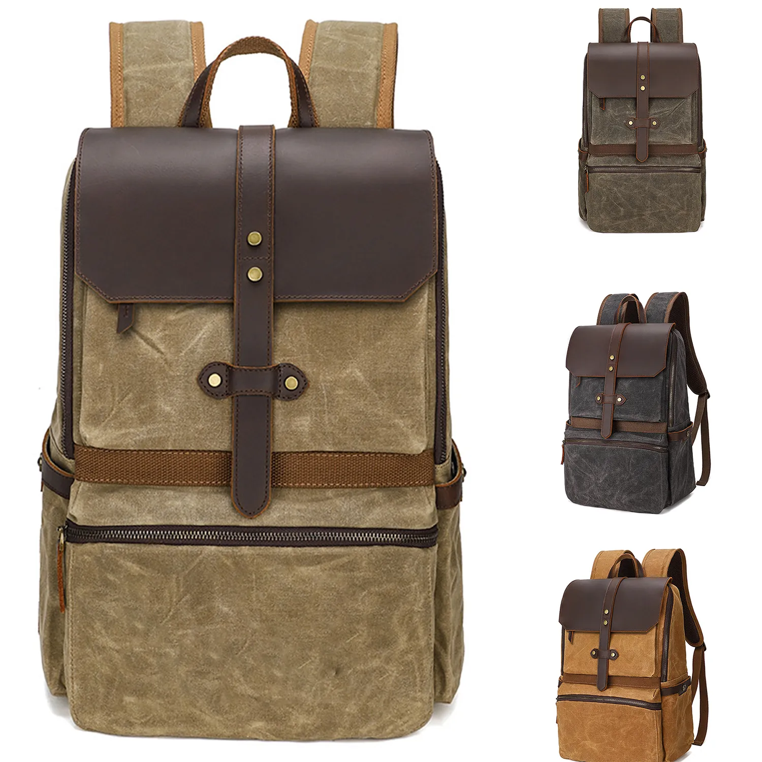 Leather Backpack for Men 5