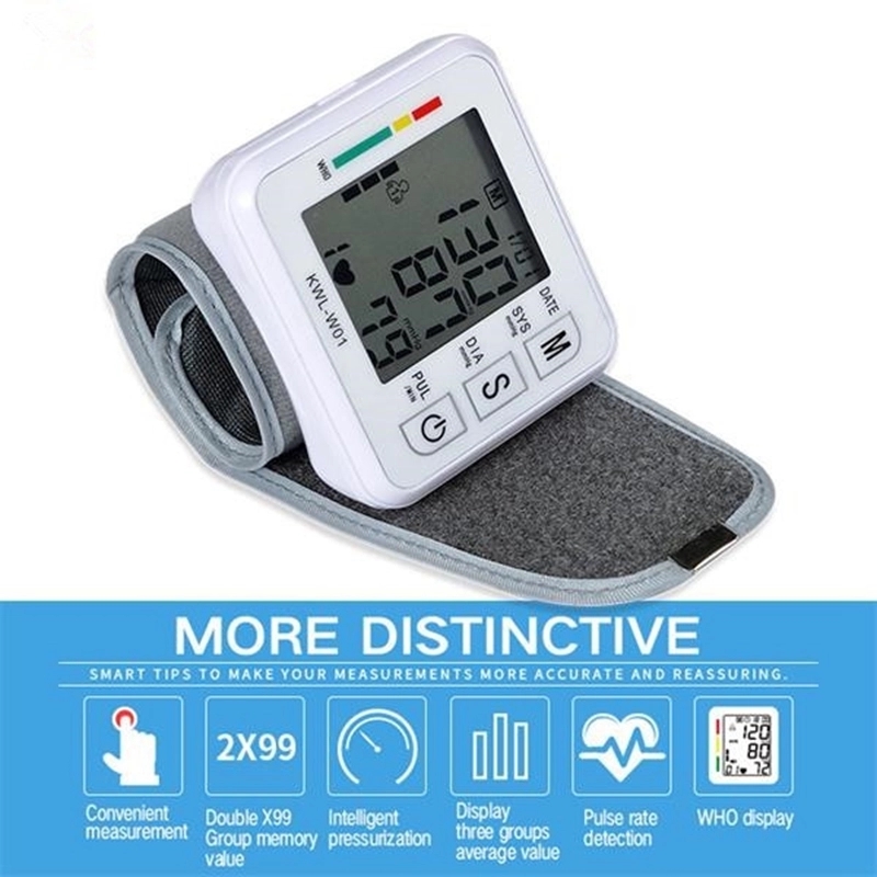 Wrist Sphygmomanometer Blood Pressure Monitor Cuff 3