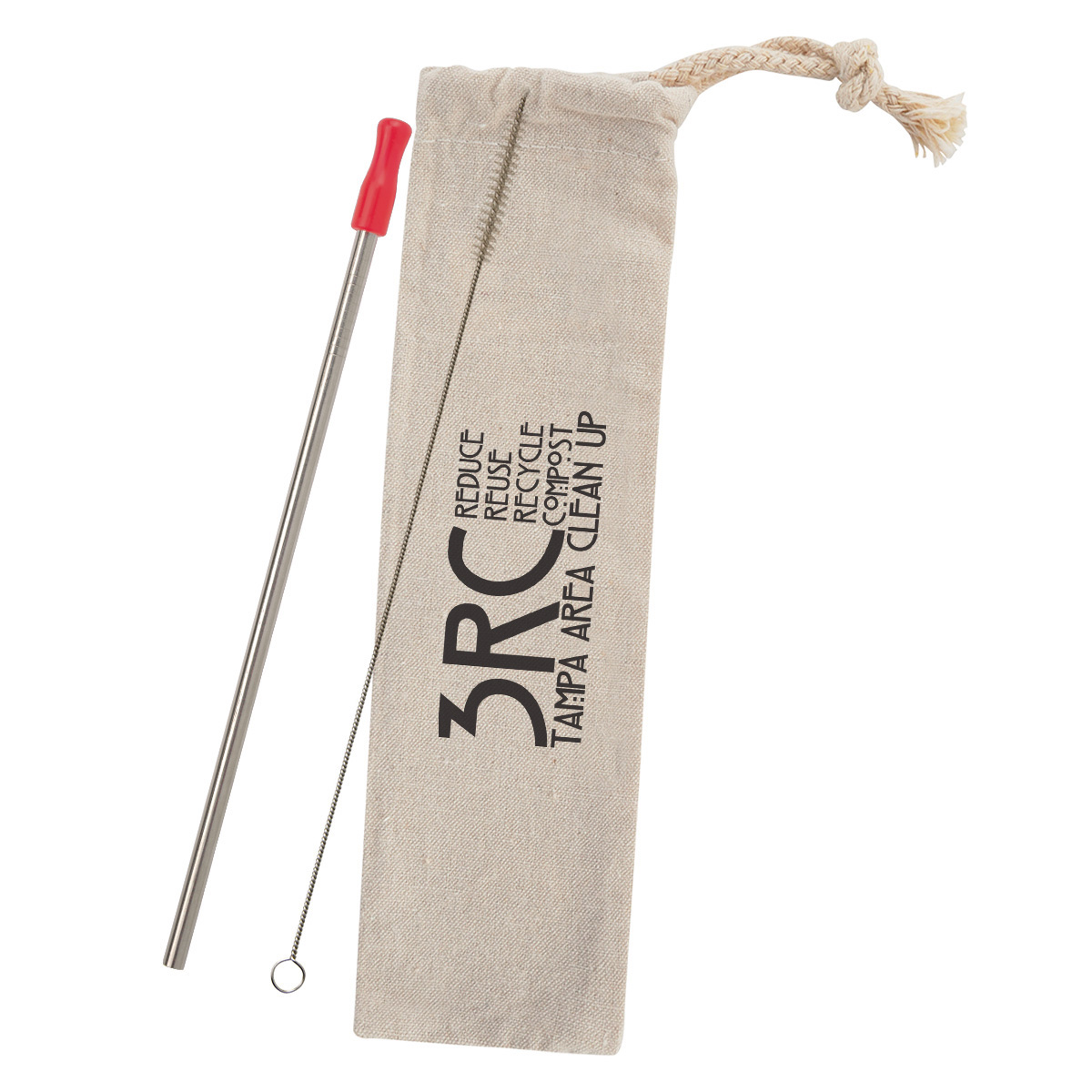 Stainless Straw Kit With Cotton Pouch 7