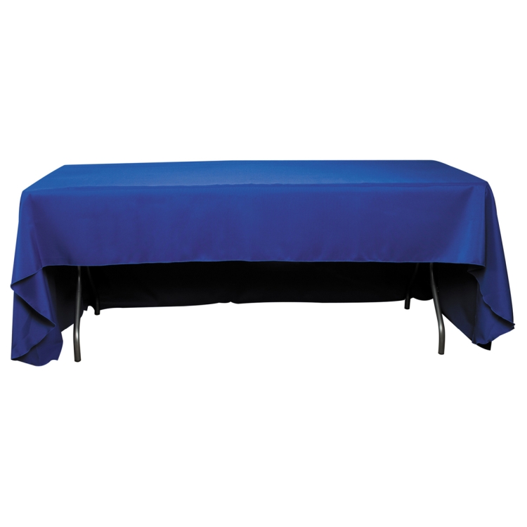 "Preakness Six" 3-Sided Economy Table Cover & Throws (One Color Print) / Fits 6 ft Table 49