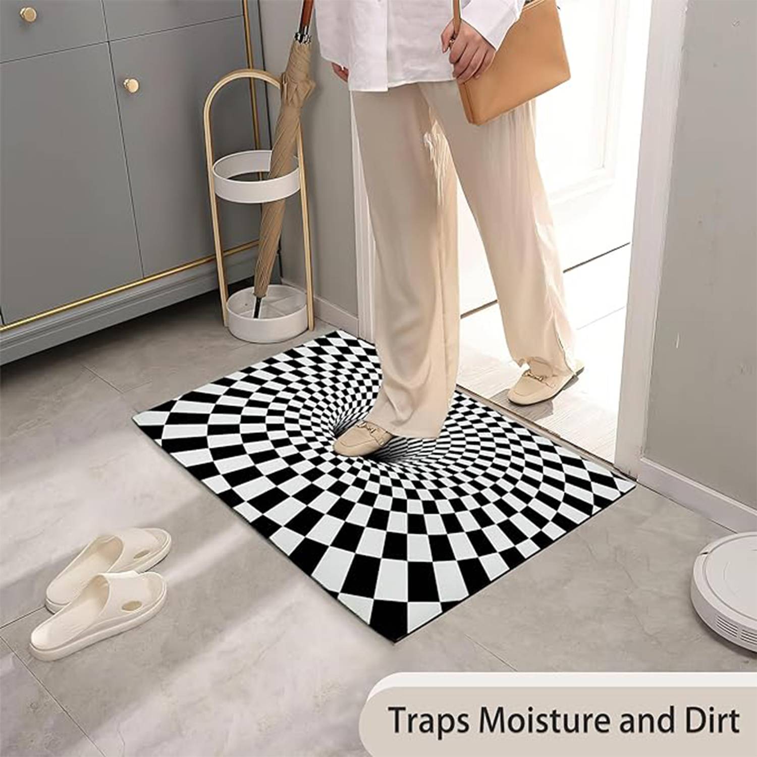 3D Geometric Trap Visual Carpet 3