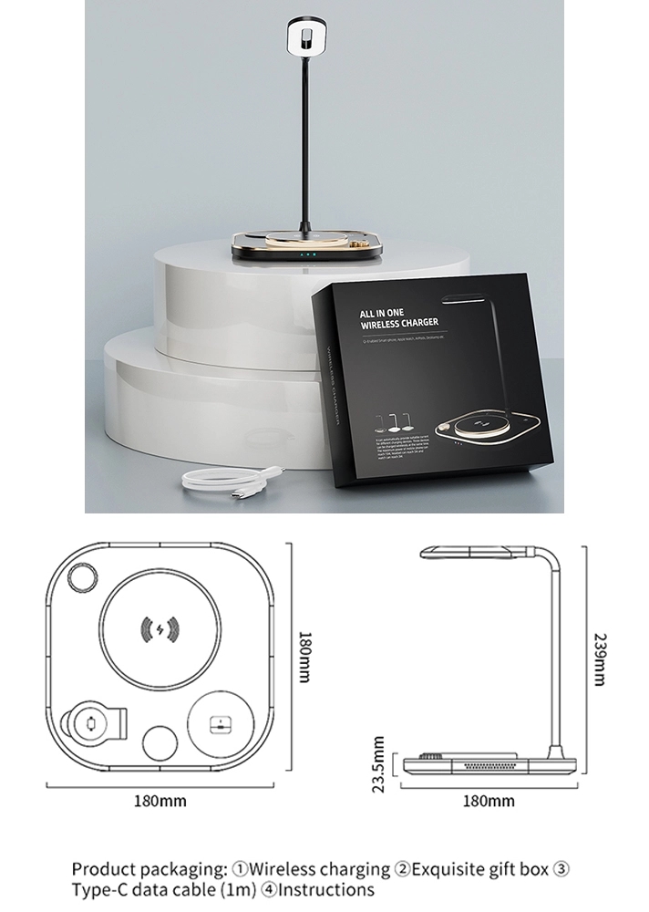 15W Fast Wireless Charging Station 6