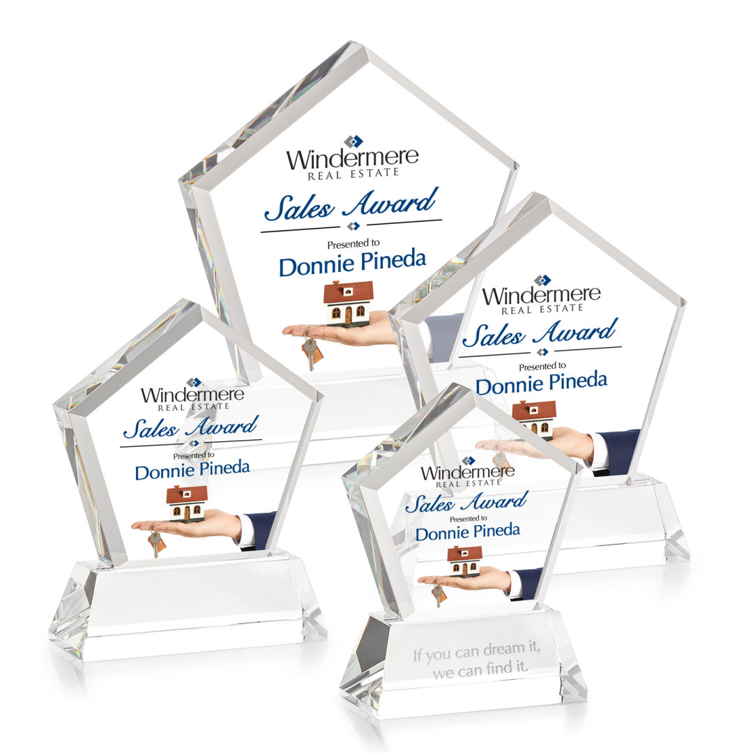 Genosee VividPrint™ Award on Base - Clear