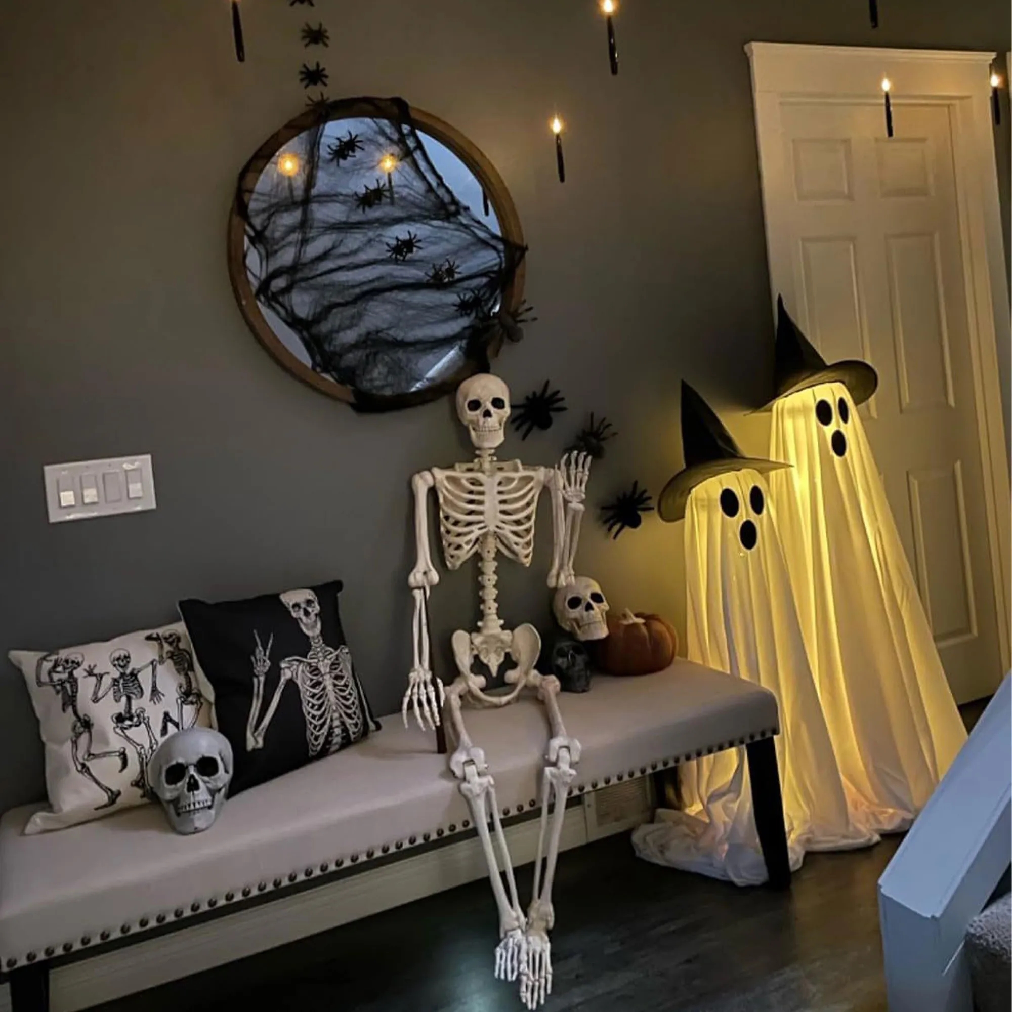 Glowing Spooky Halloween Ghost Decorations For Outdoor 4