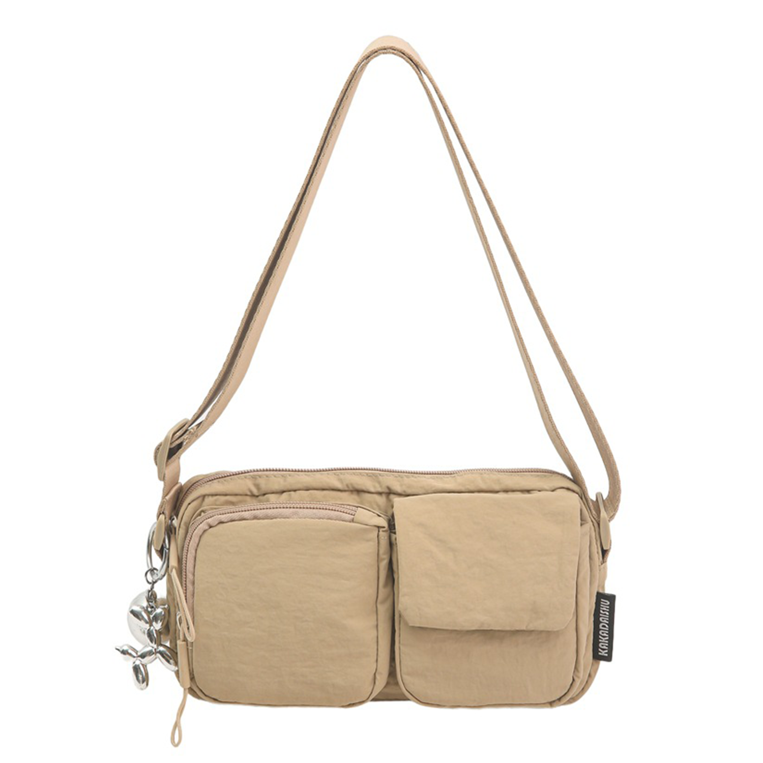 Lightweight Nylon Water-Resistant Crossbody Sling Bag 11