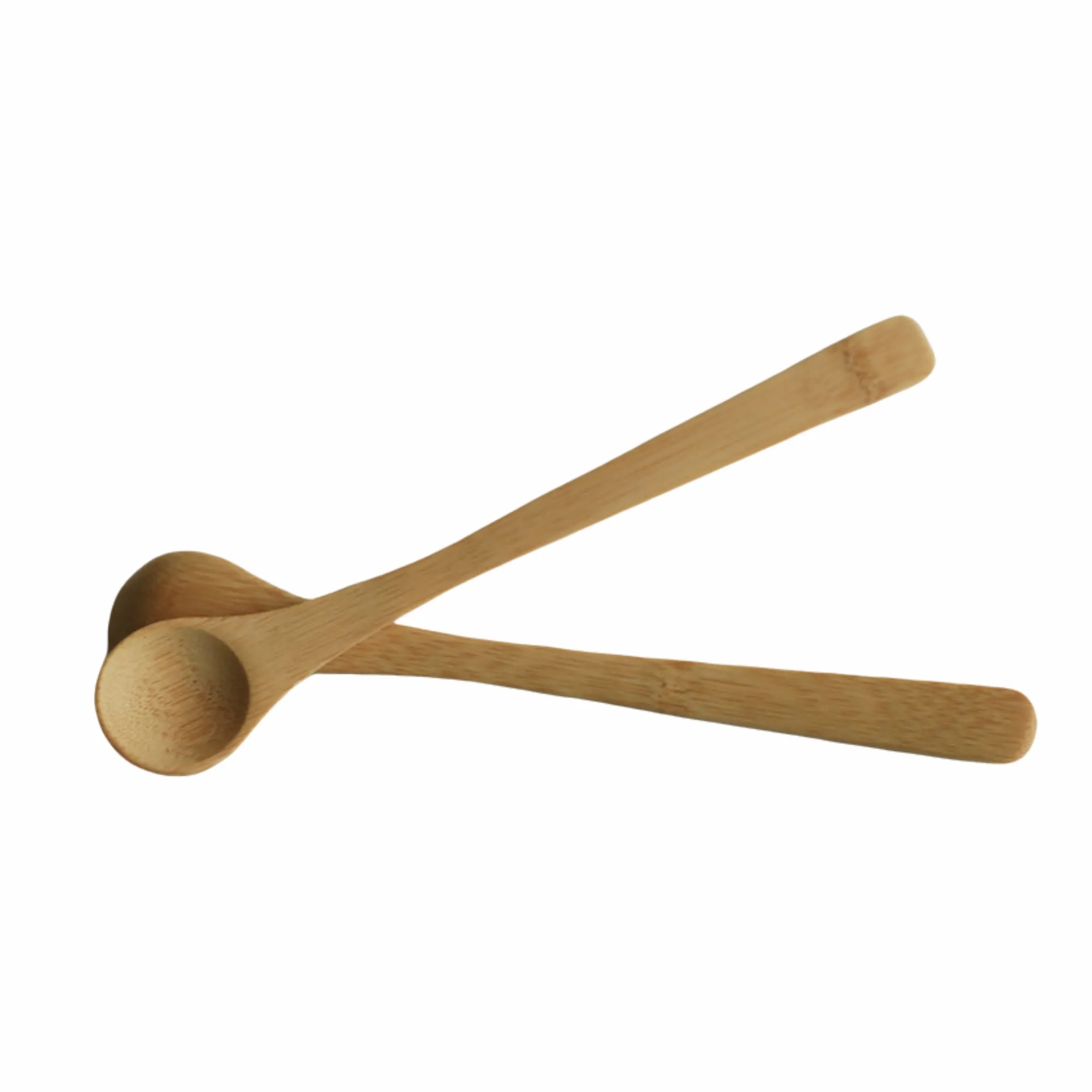 Handmade Bamboo Spoon, Japanese Long-Handle Jam Coffee Scoop 2