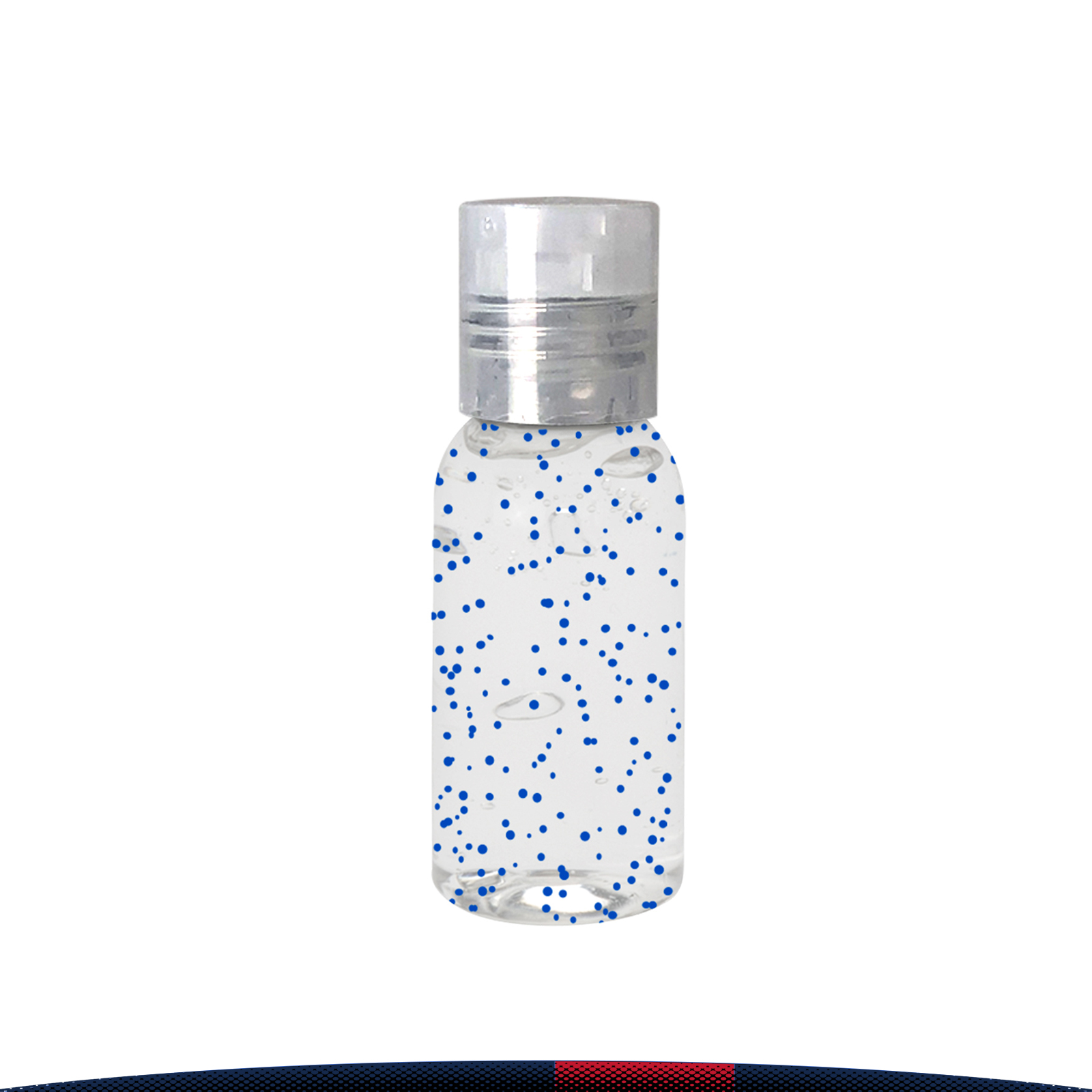 1 oz. Fitzroy Clear Round Bottle Moisture Bead Sanitizer 9
