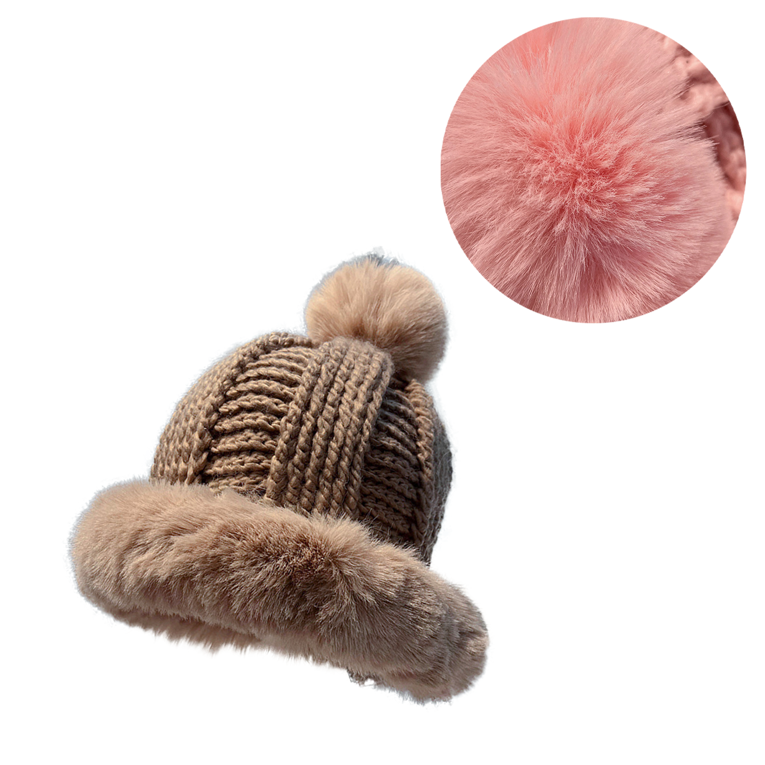 White Plush Hat 3