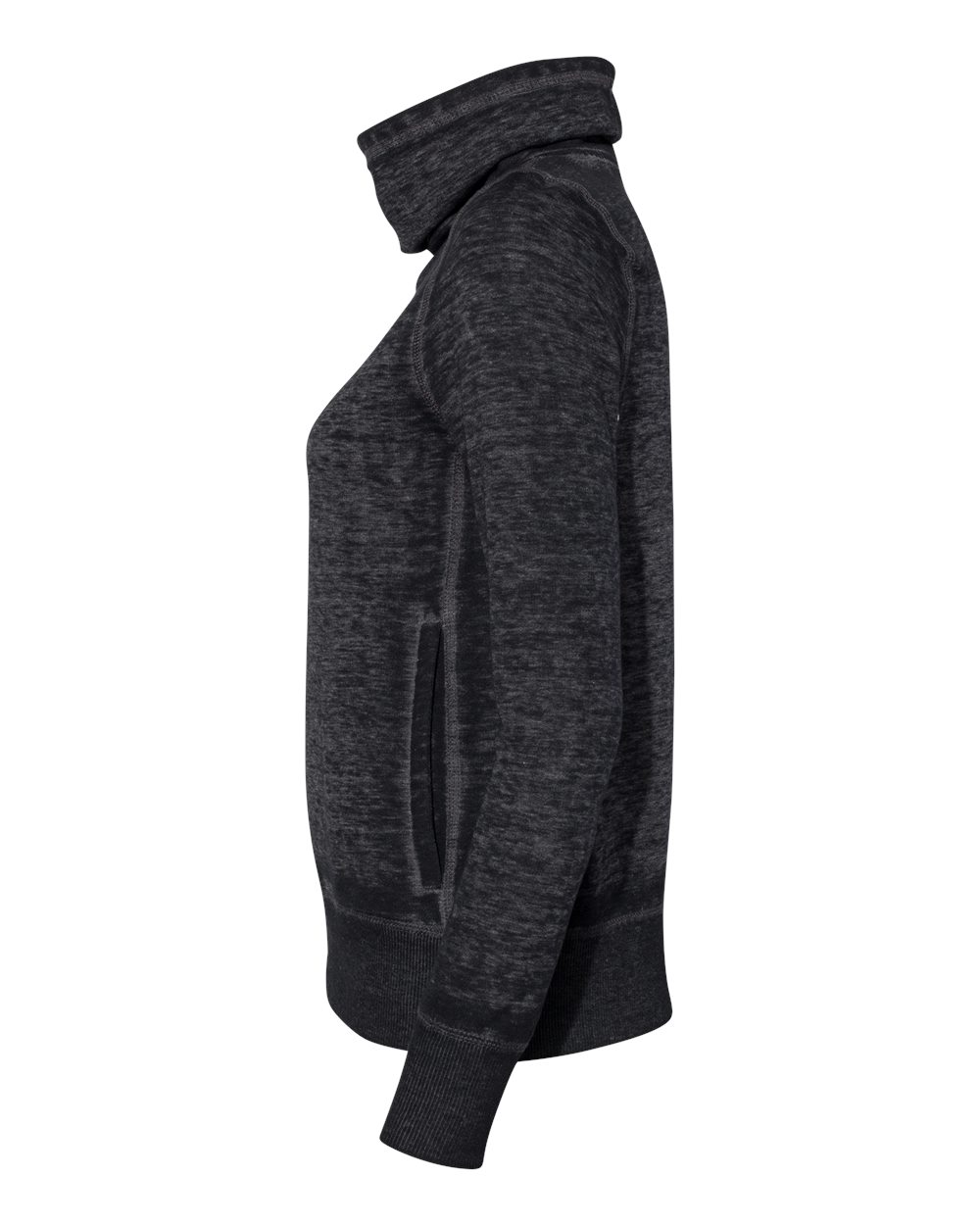 Women's Zen Fleece Cowl Neck Sweatshirt - 8930 14