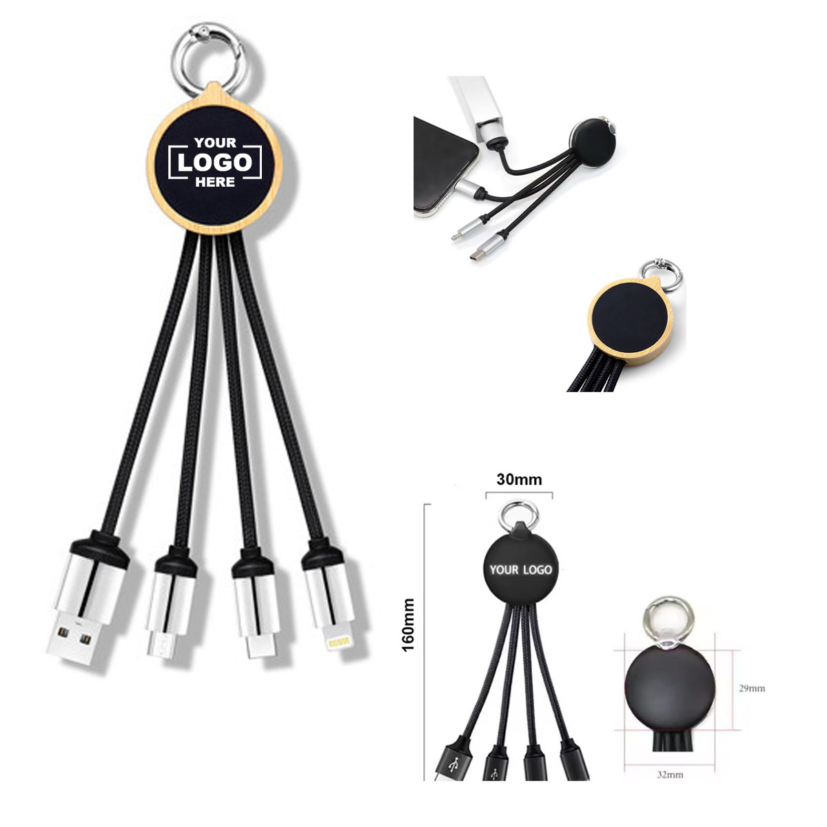 Lighten 3 in 1 USB Charge Cable 3