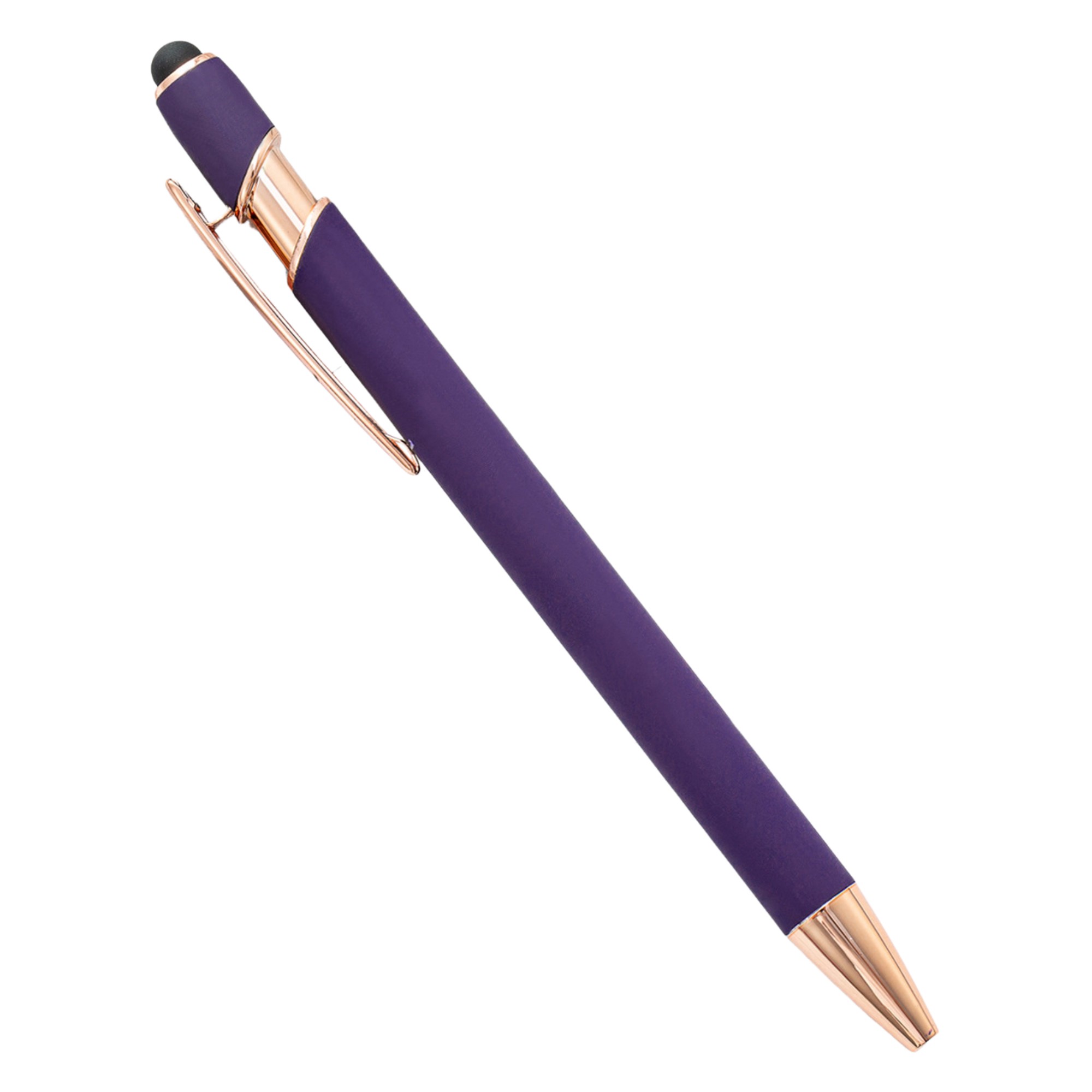 Plastic Metal Dual Function Stylus Ballpoint Pen 5.63" 21