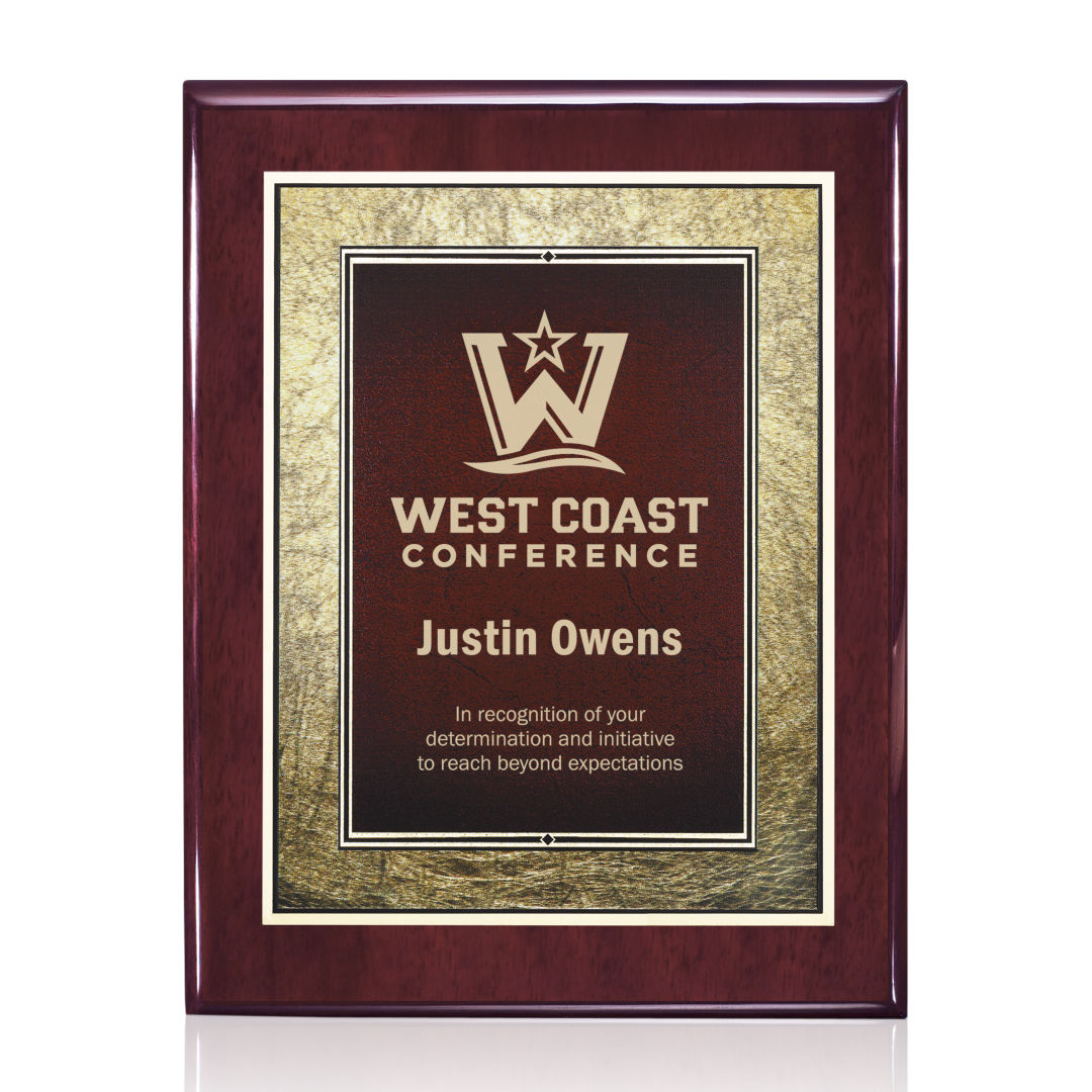 Oakleigh/Tamara Plaque - Rosewood/Burgundy 2