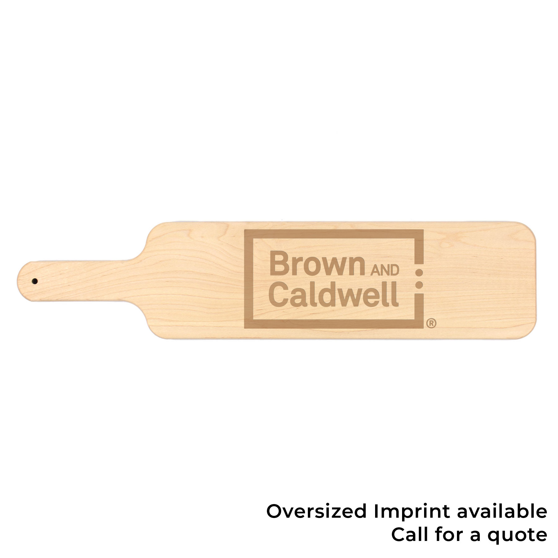 4 1/2" x 20" Maple Paddle Cutting Board 3