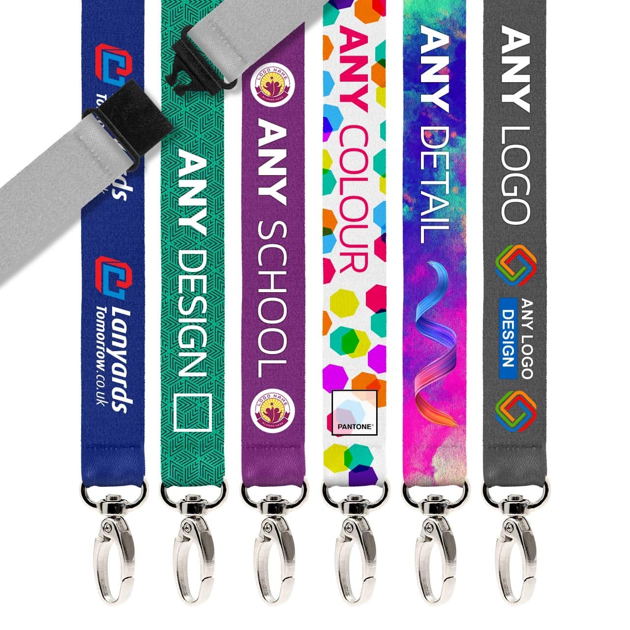 3/4" Full Color Lanyard With Plastic Breakaway 2