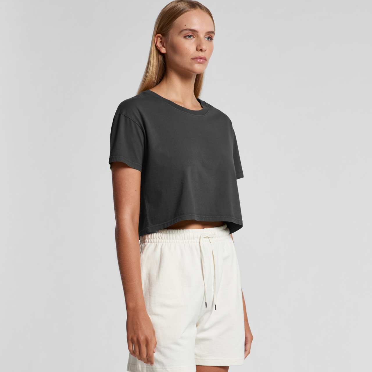 Wo's Faded Crop Tee | 4062F 1