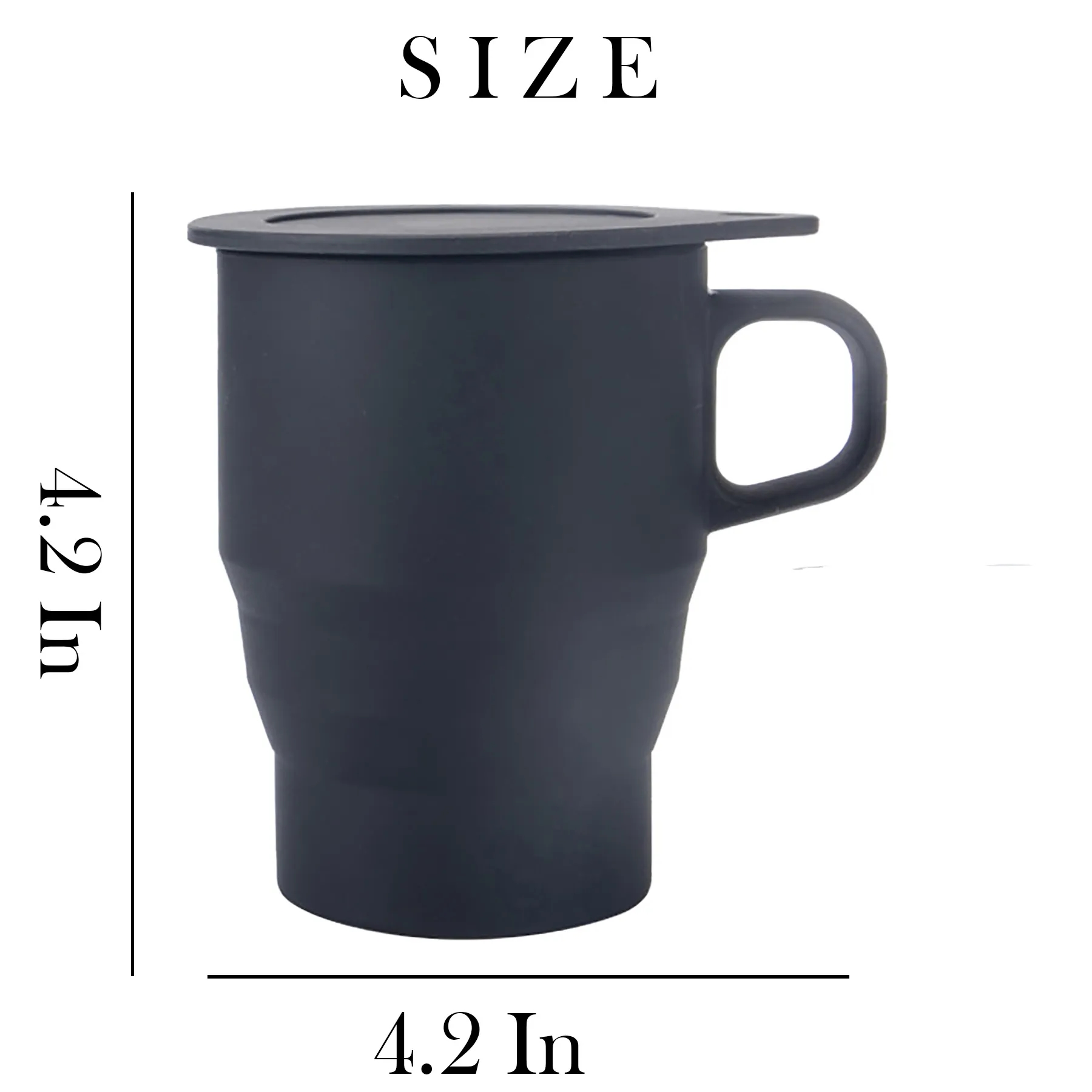 Polypropylene Silicone Folding Mug 4