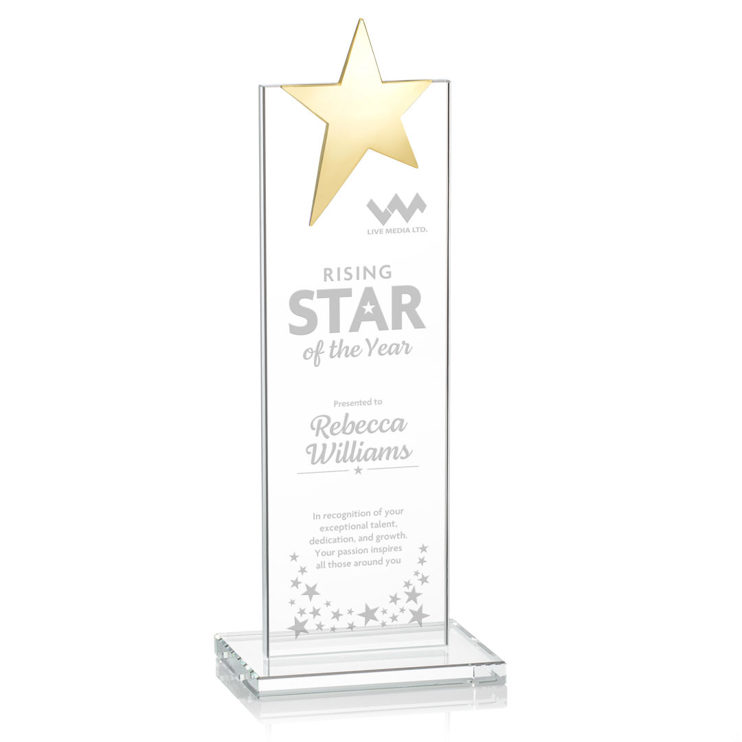 Bryanston Gold Star Award - Clear 6