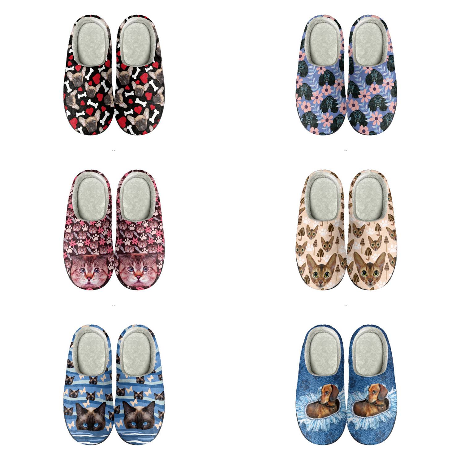 Sustainable All-Over Print Custom Memory Foam Slippers 5