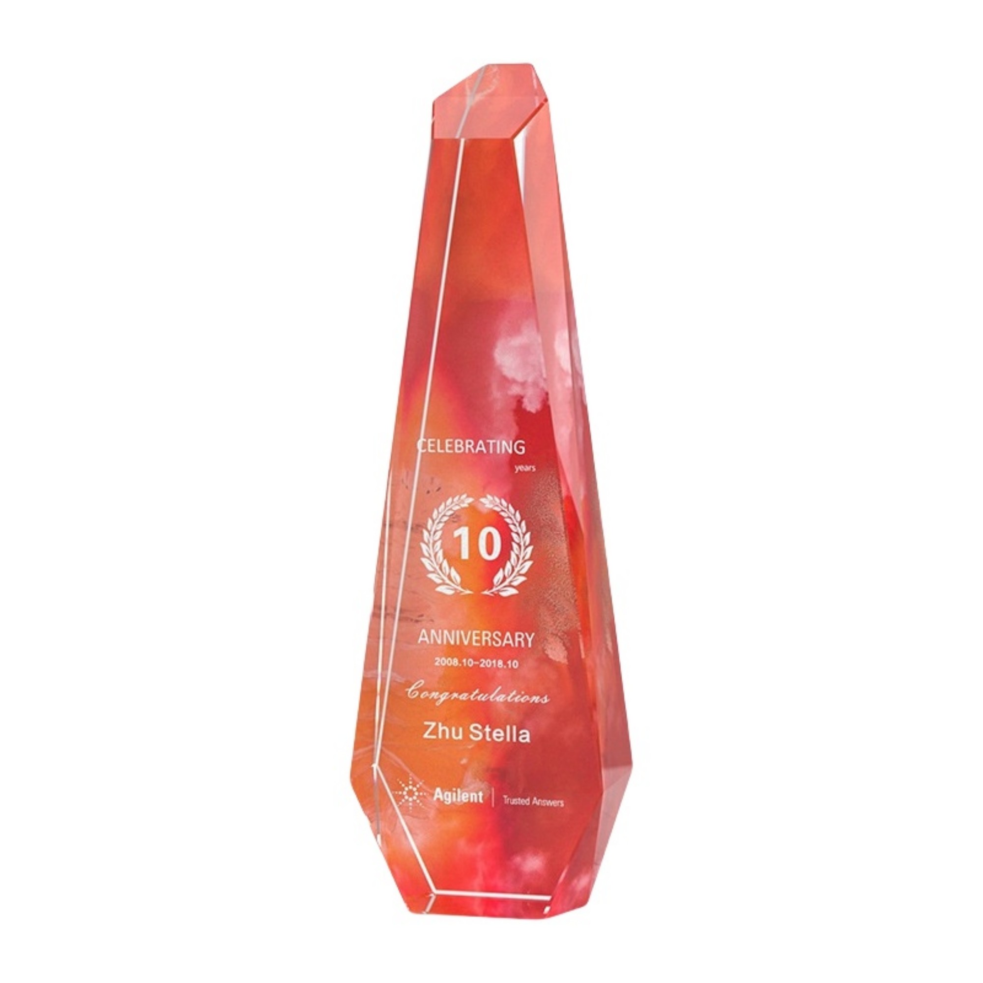 Crystal Award Trophy 6