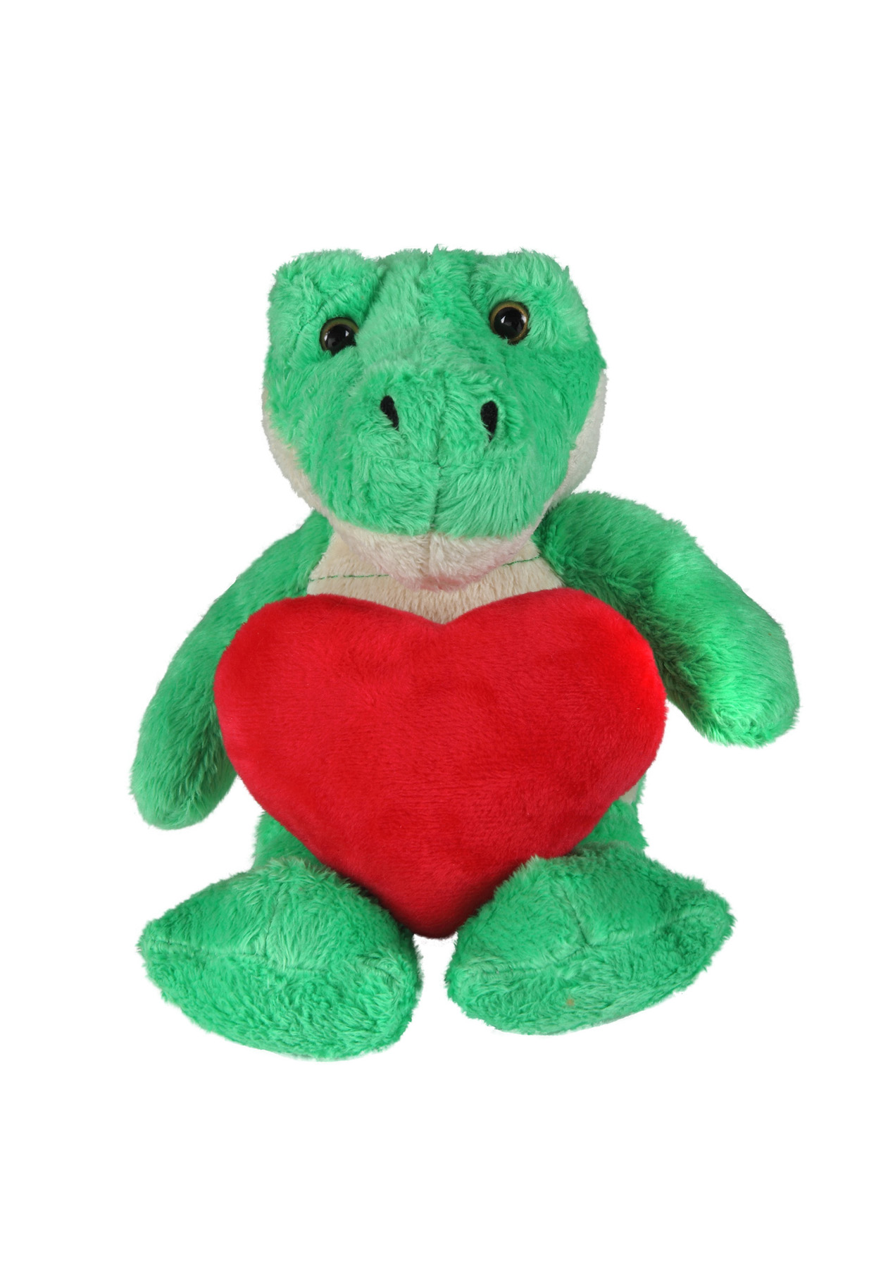 soft plush Alligator with heart