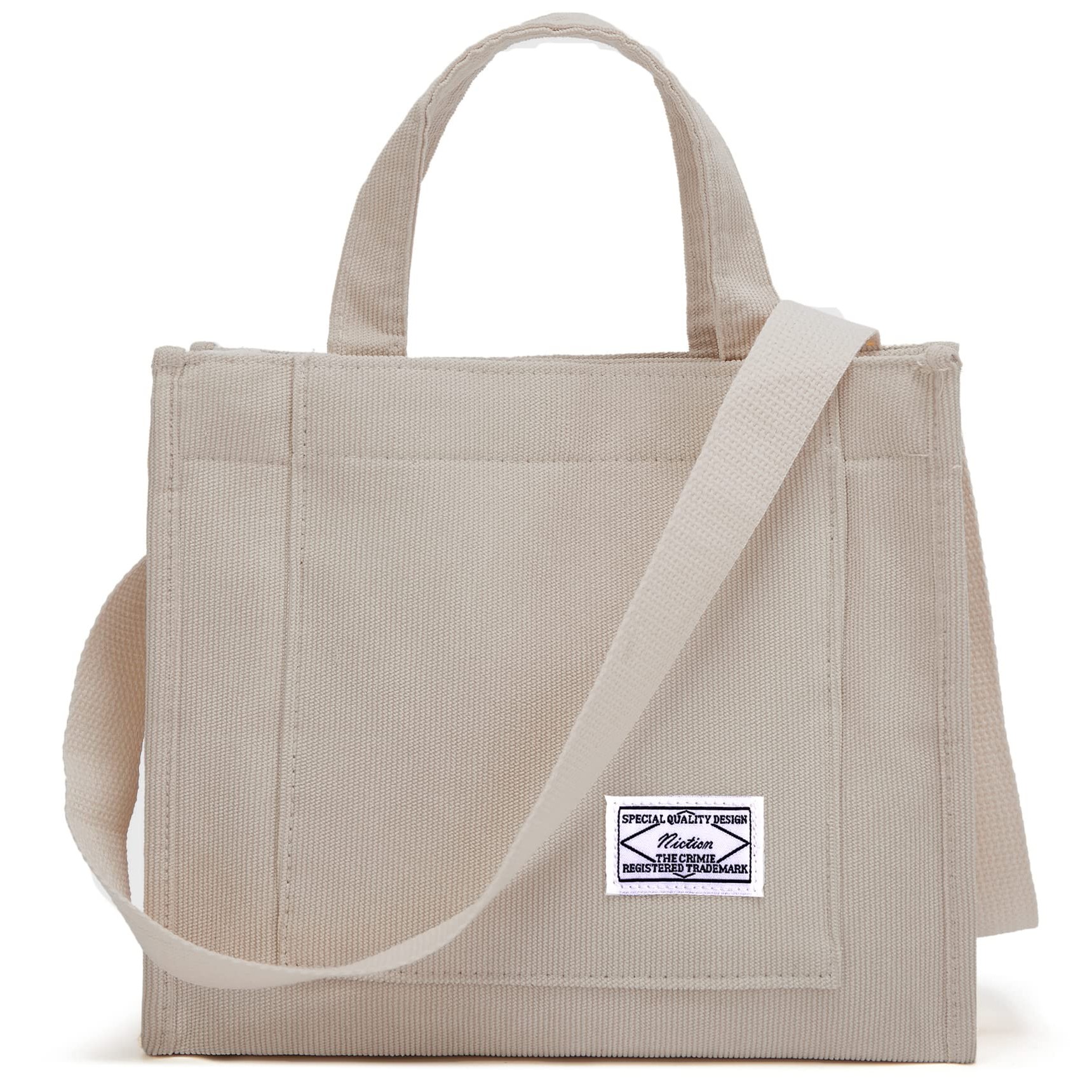 Stylish Tote Handbag for Women Corduroy Hobo Bag Fashion Crossbody Bag College Bag 3